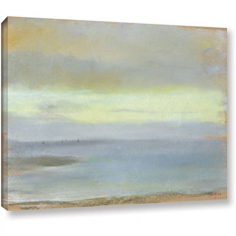 edgar degas marine sunset gallery-wrapped canvas art