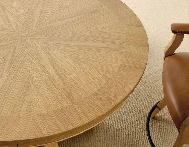 Condition photo showing New/Like New for rylie natural 48in round counter height dining table 48 x 48 x 37.75 inch
