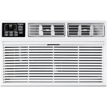 whirlpool 14000-btu large room 115-volt white through-the-wall air conditioner with remote (new in box) 28.35 x 26.97 x 17.72