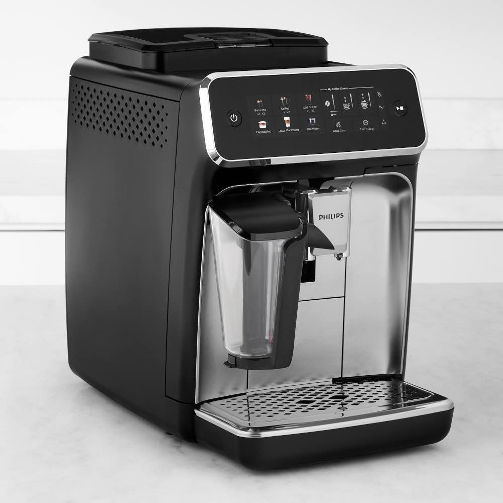 Condition photo showing New/Like New for philips 3300 series fully automatic espresso machine with lattego & iced coffee (in box) 9 3/4" wide x 14 1/2" deep x 17" high