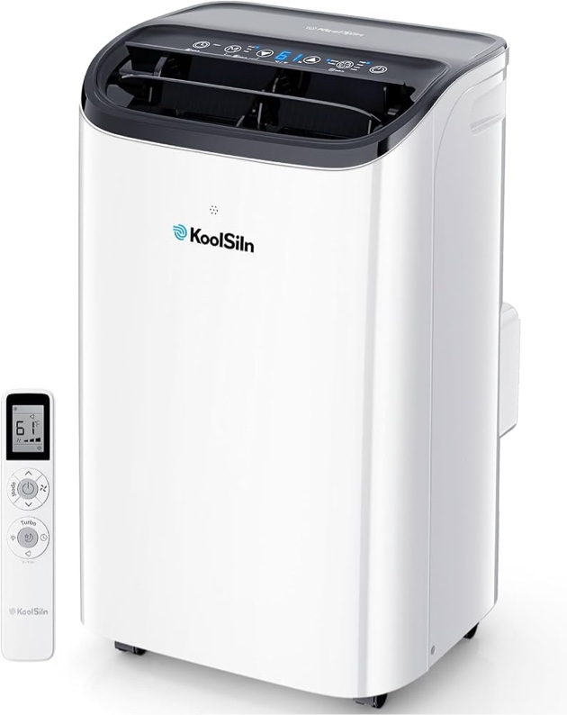 14,000 btu portable air conditioner cools up to 700 sq.ft (new in box) 18 d × 16.5 w × 35 h