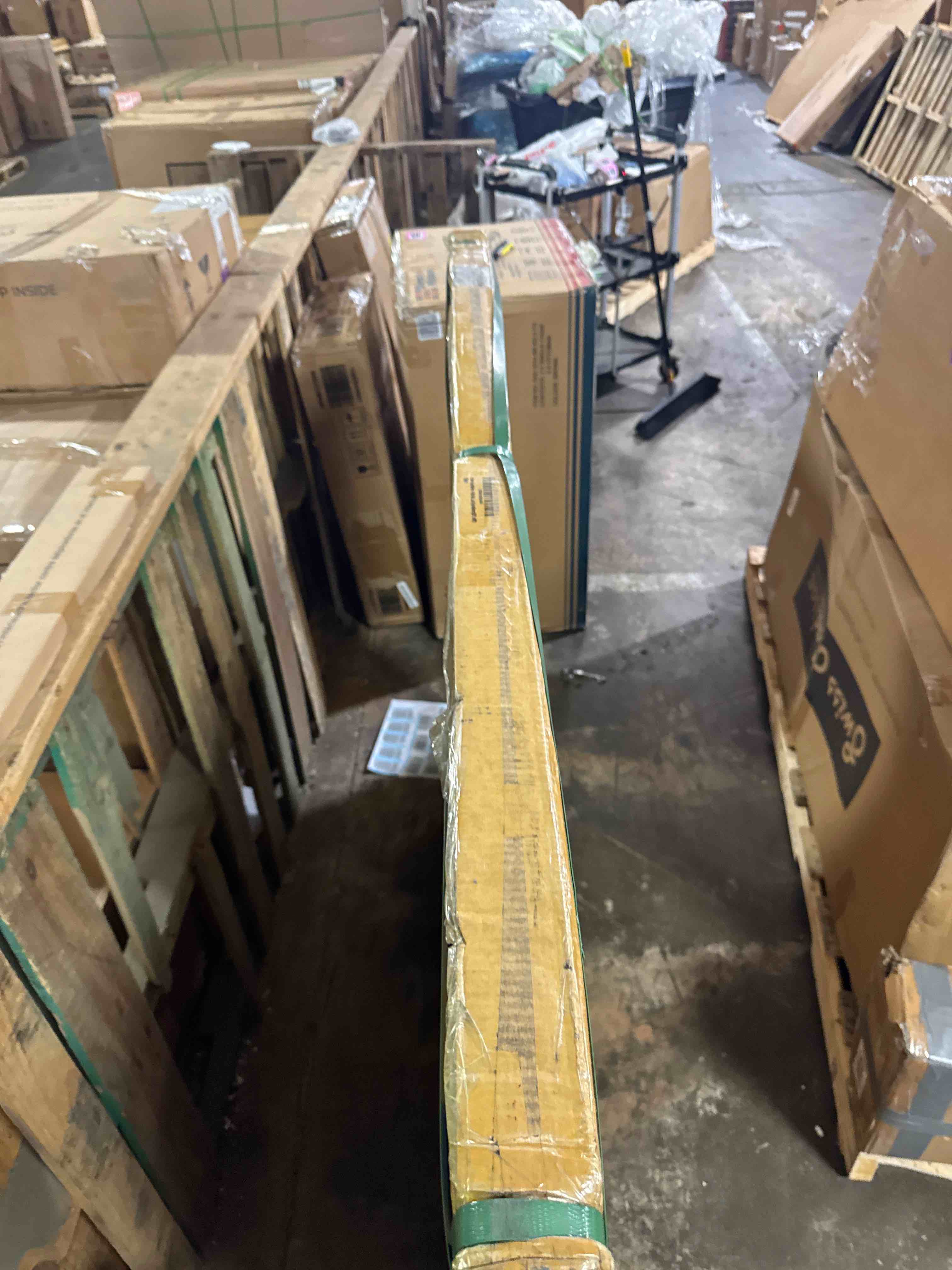 Condition photo showing New/Like New for loaao home gym mirror, 56"x22"-2 pcs gym mirrors for wall, frameless, tempered glass, large workout mirrors for home gym, dance studio, yoga room, garage gym