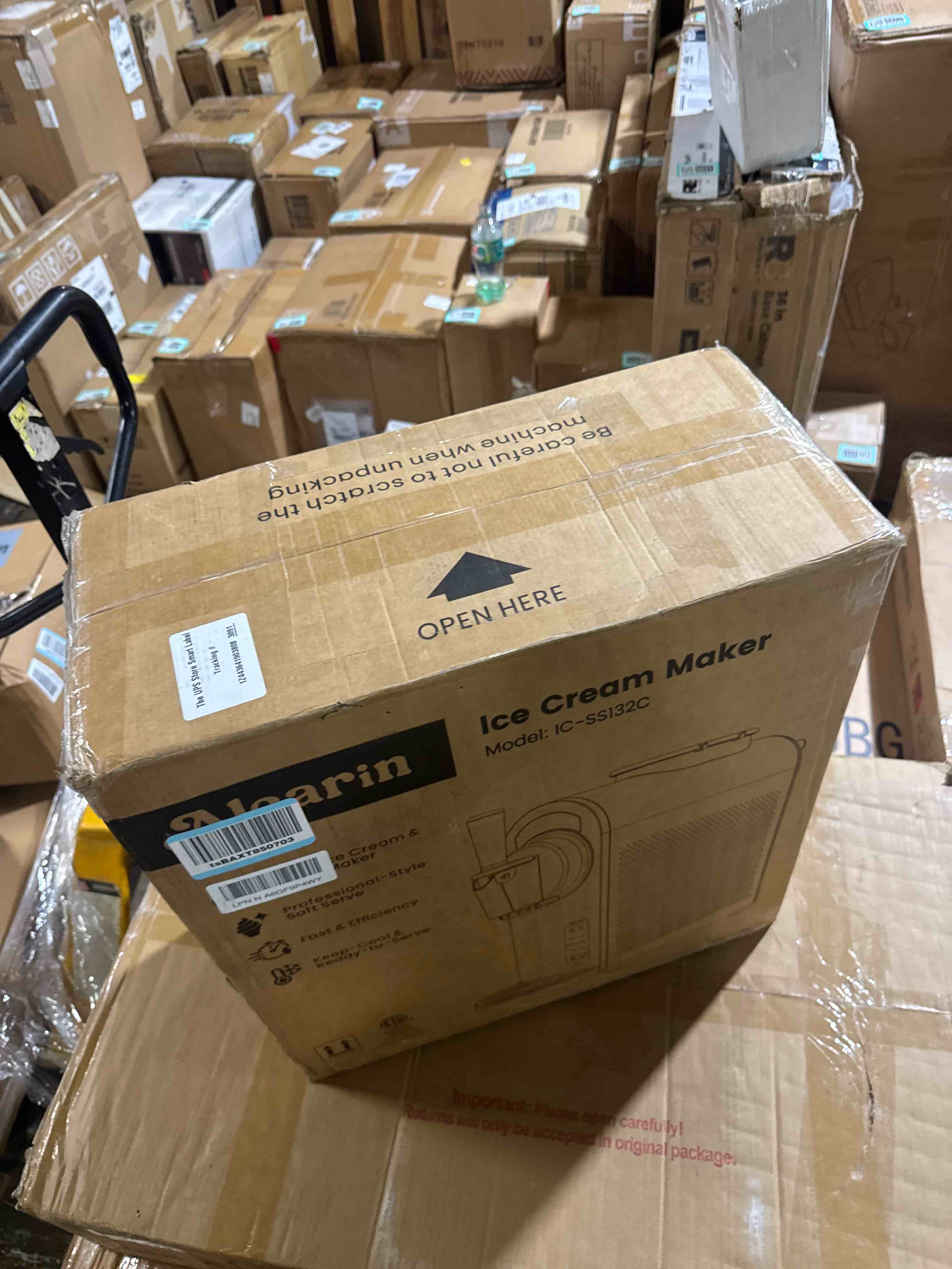 Condition photo showing New/Like New for alcarin 2 in 1 slushie machine & soft serve ice cream maker machine | no ice needed, 8 pre sets, frozen drink, protein ice cream, milkshake, frappe, spiked, sorbet, more for homemade frozen treat