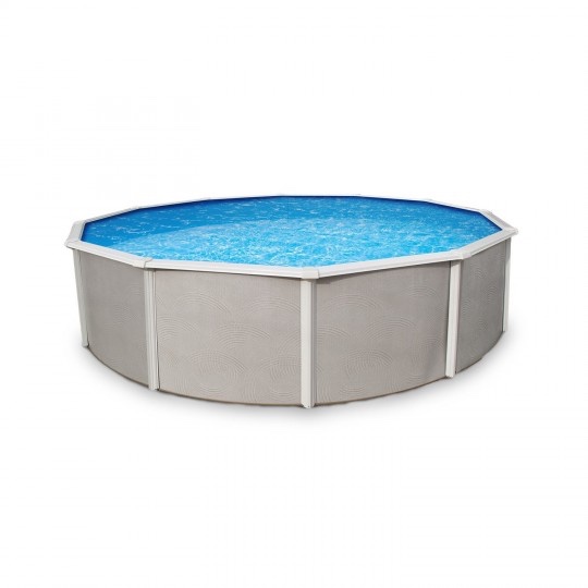 Condition photo showing New/Like New for blue wave belize 15' round 52" deep steel pool kit with cover (new in boxes)