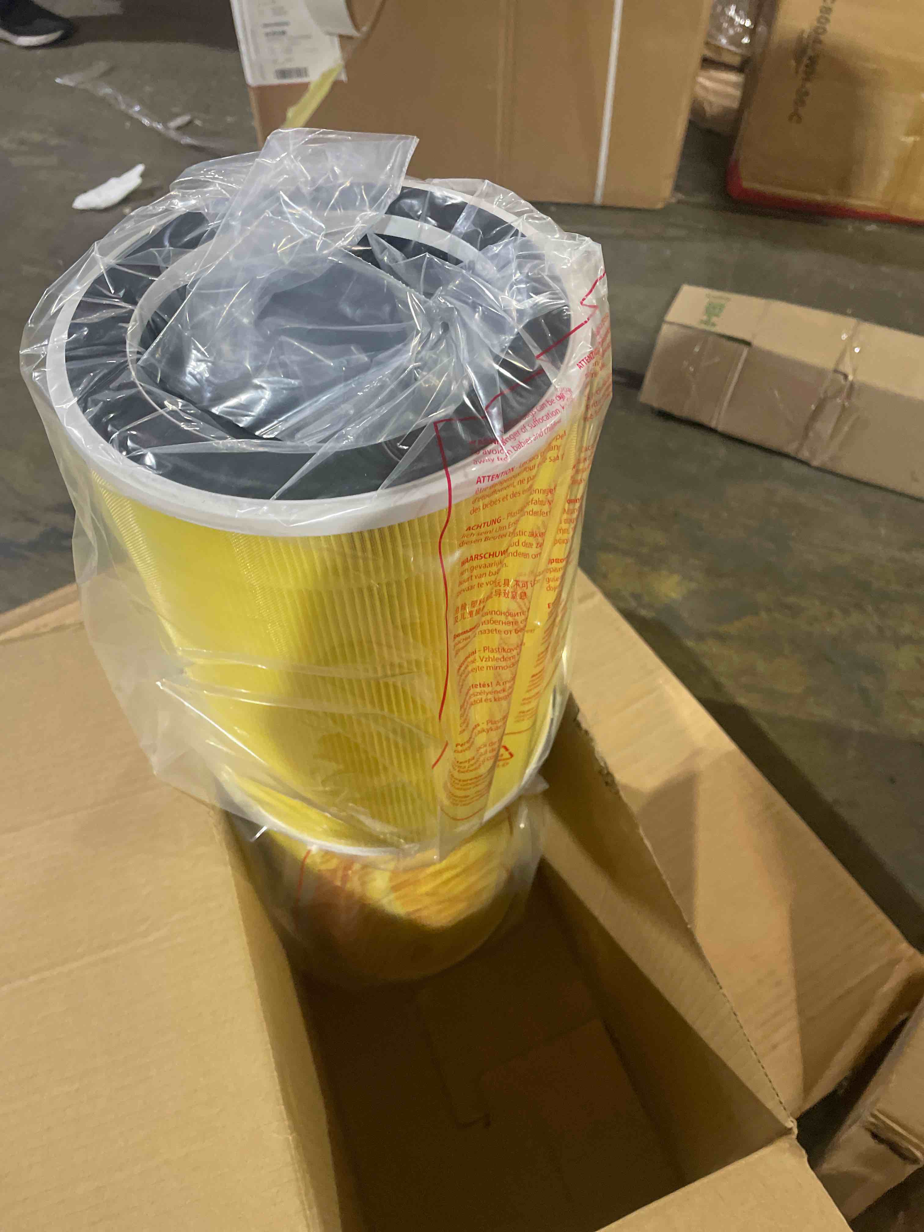 Condition photo showing New/Like New for ac400 air purifiers replacement filter for purivortex ac400 air purifier | 3-in-1 ac400 pet care filter, yellow, 2 pack