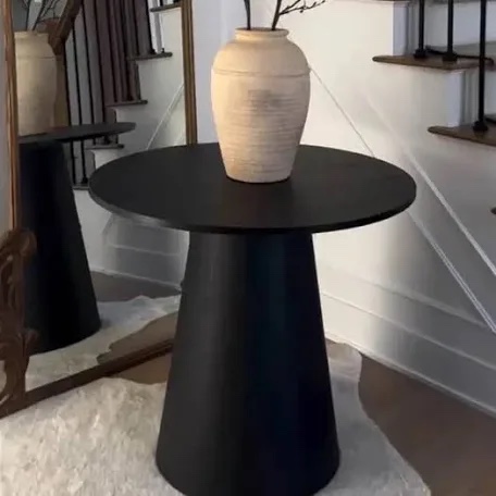 dwen 35" modern round pedestal dining table(only table base) 