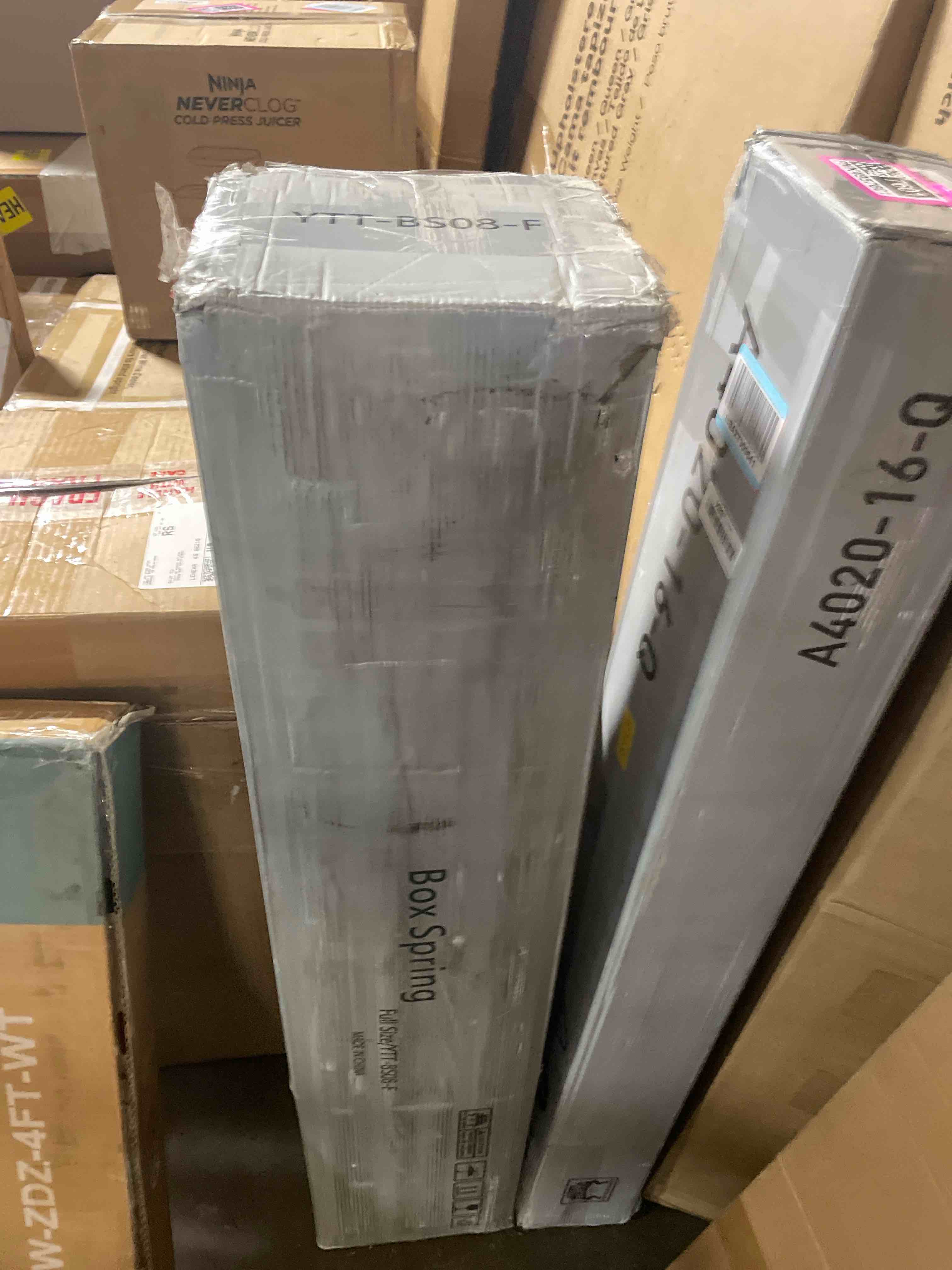 Condition photo showing New/Like New for zinus 5 inch king wonderbox(tm) smart box spring, quick assembly mattress foundation, durable metal frame, grey king 5 inch new quick assembly