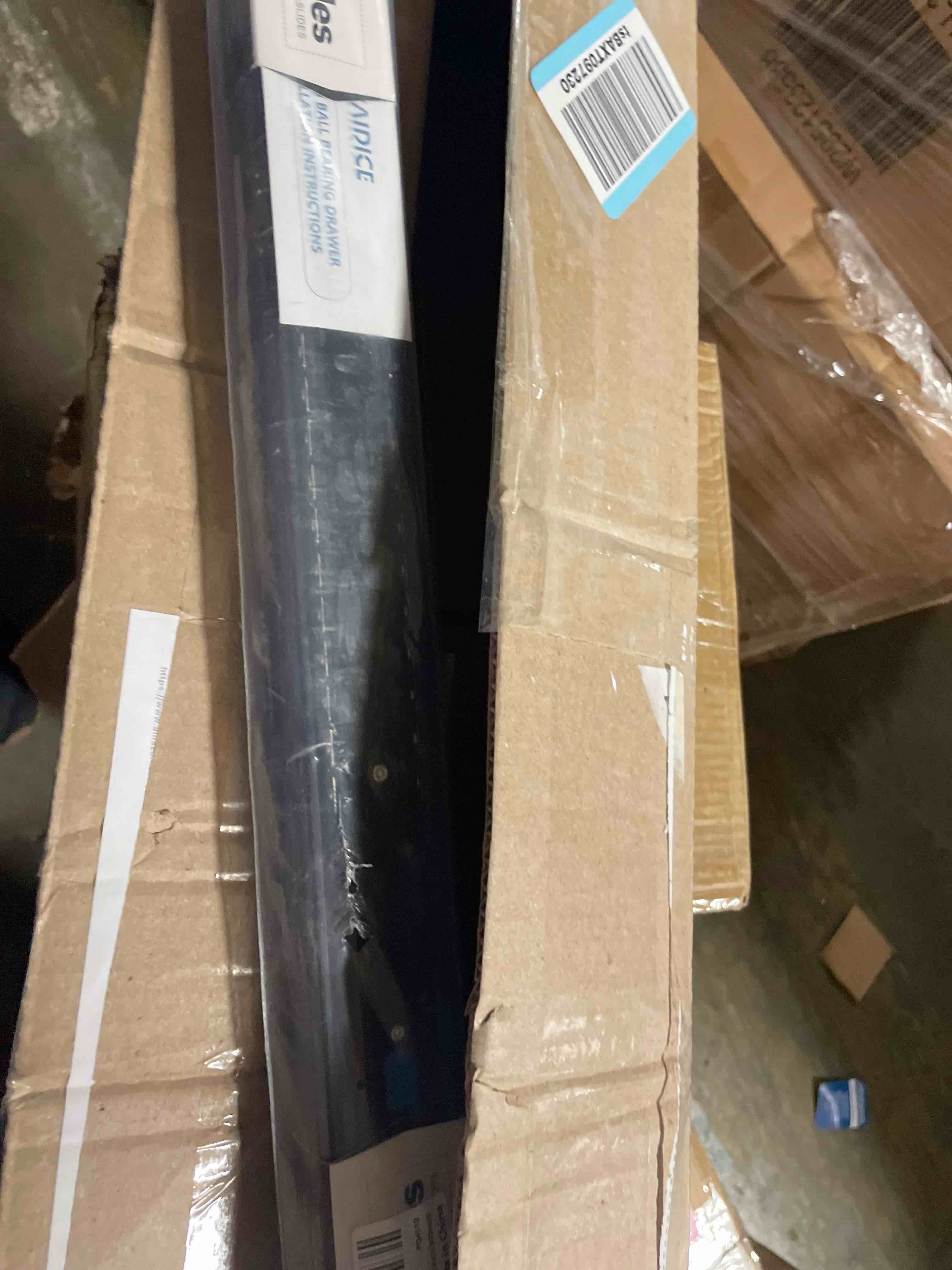 Condition photo showing New/Like New for baidice push to open soft close drawer slides 1 pair 10 12 14 16 18 20 22 24 inch 100 lb load capacity side mount 2/3 full extension cabinet runner ball bearing kitchen dresser glide?black,20inch? 20 inch soft close& push to open
