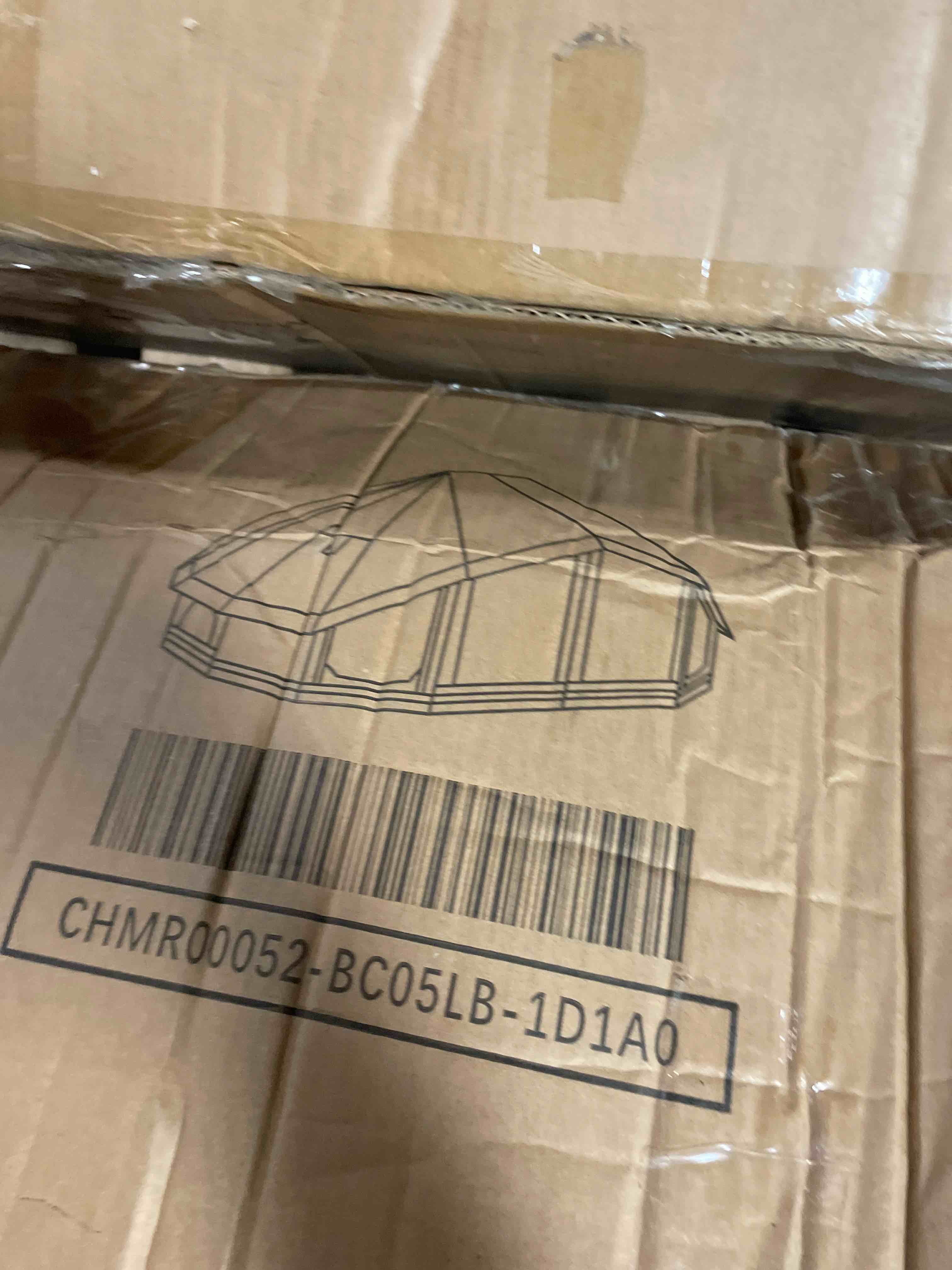 Condition photo showing As Is for (used)vevor canvas tent bell, yurt 4 seasons for camping with stove jack, breathable holds up to 4 people, family camping outdoor hunting party 5m/16.4ft(side pole)