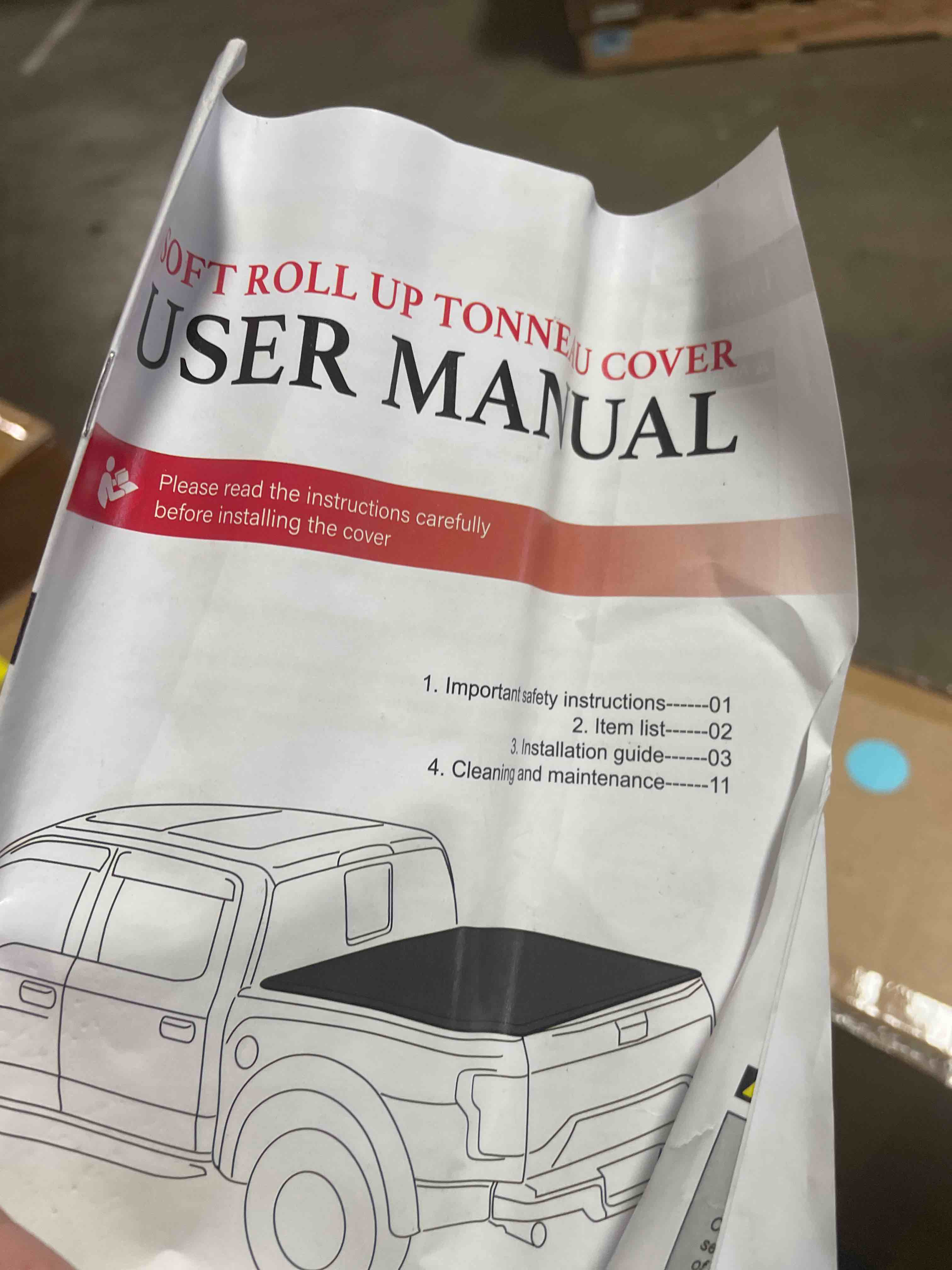 Condition photo showing New/Like New for dna motoring ttc-ru-001 soft vinyl roll-up tonneau cover compatible with 04-14 f150 5.5ft fleetside bed 04-14 f150 soft roll-up 5.5ft bed