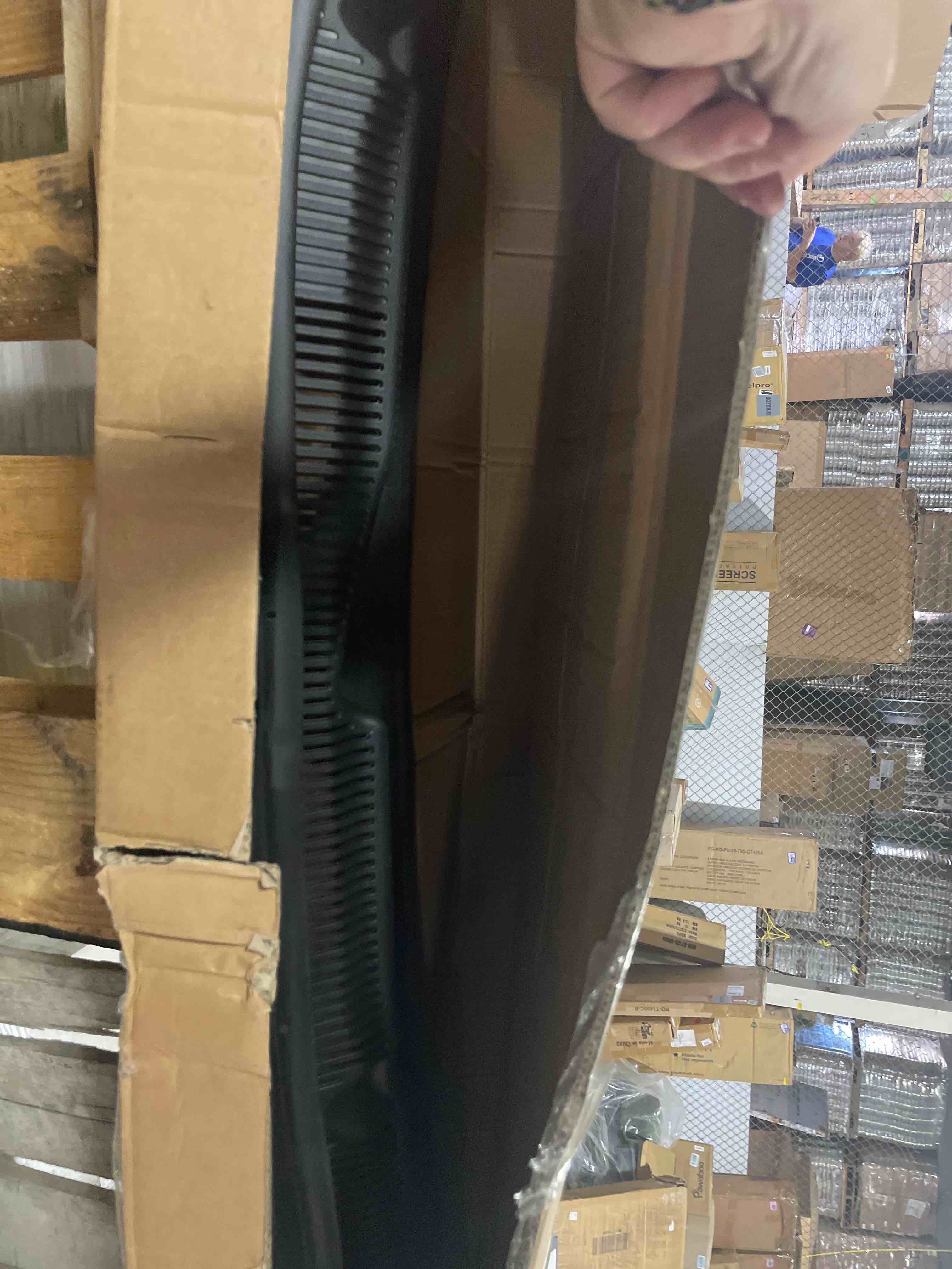 Condition photo showing Good Condition for wiper cowl replacement for ford explorer police interceptor 2011-2019 | windshield cowl grille with optimized airflow drainage unfinished black (paintable) pp+tpe composite bb5z78022a68a