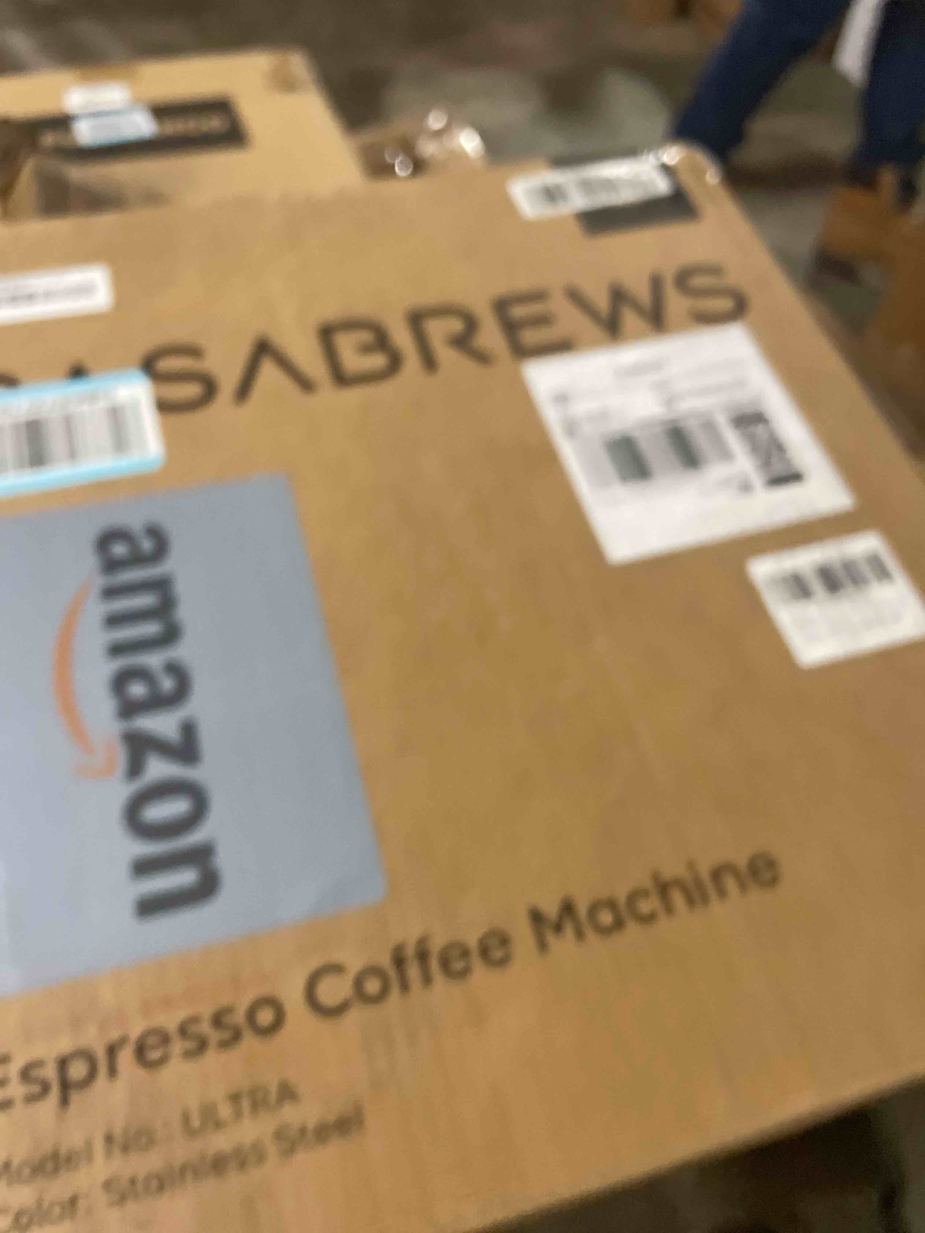 Condition photo showing New/Like New for casabrews ultra espresso machine with lcd display, espresso maker with powerful milk frother, customizable brewing temperature, provides barista-level lattes and cappuccinos, gift for men & women silver
