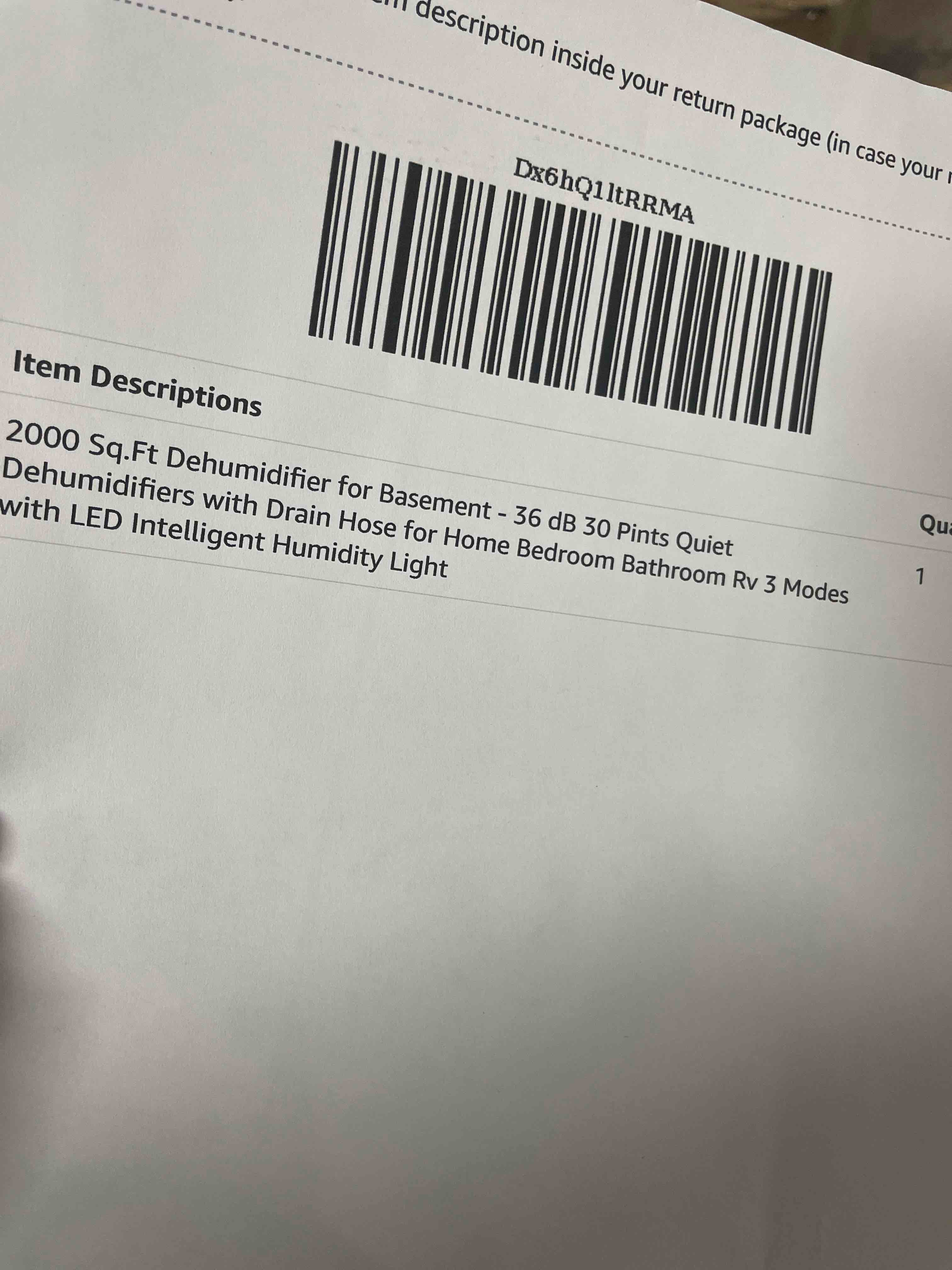 Condition photo showing As Is for avylo dehumidifier for basement with pump, 2.11 gallon top-mounted water tank, max 90 pint/d, energy star most efficient 2025, 4500 sq.ft dehumidifiers for home with 41db, drain hose, auto defrost white