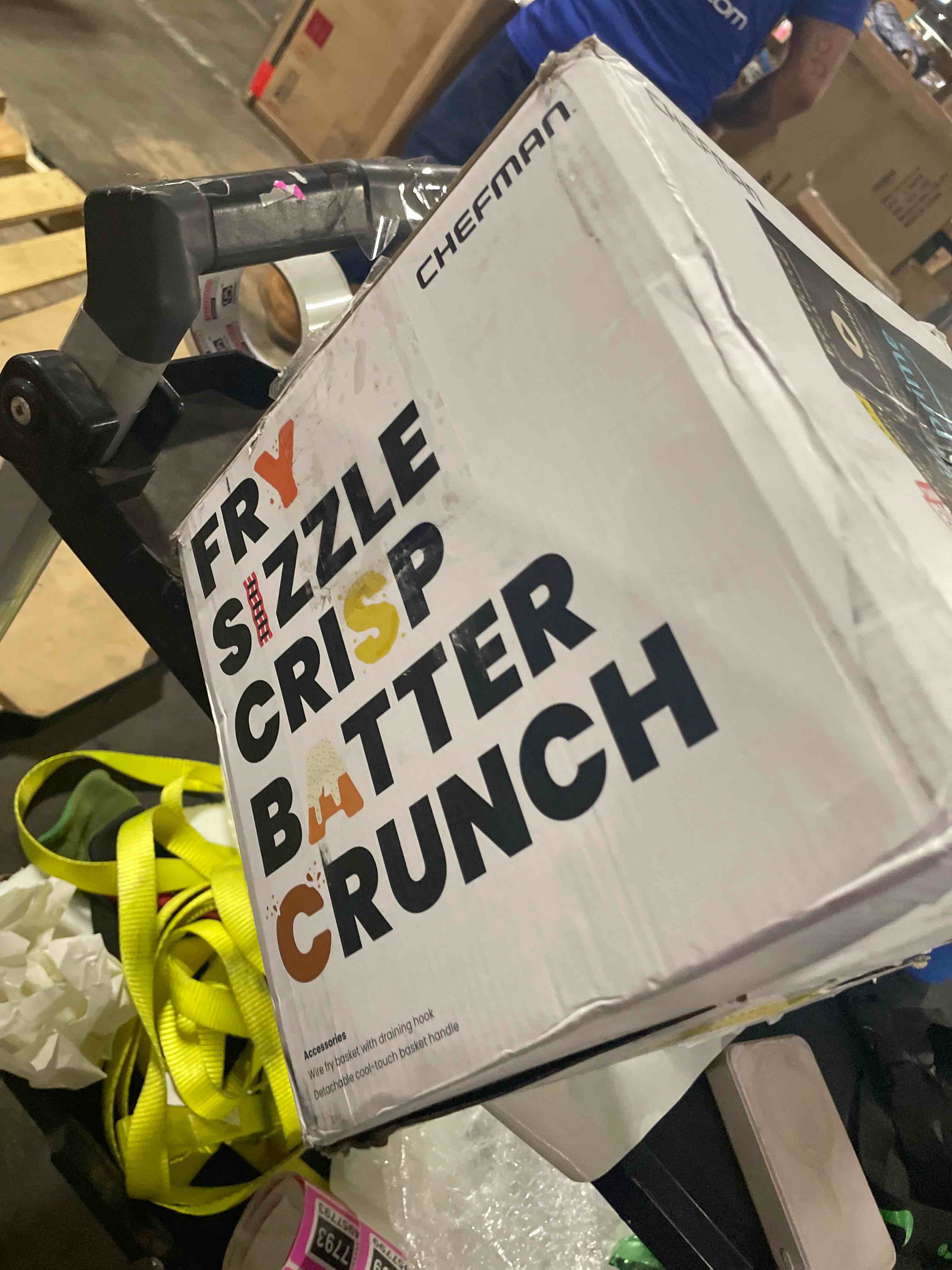 Condition photo showing Good Condition for chefman fry guy 1.5 liter deep fryer w/ adjustable temperature control - stainless steel new