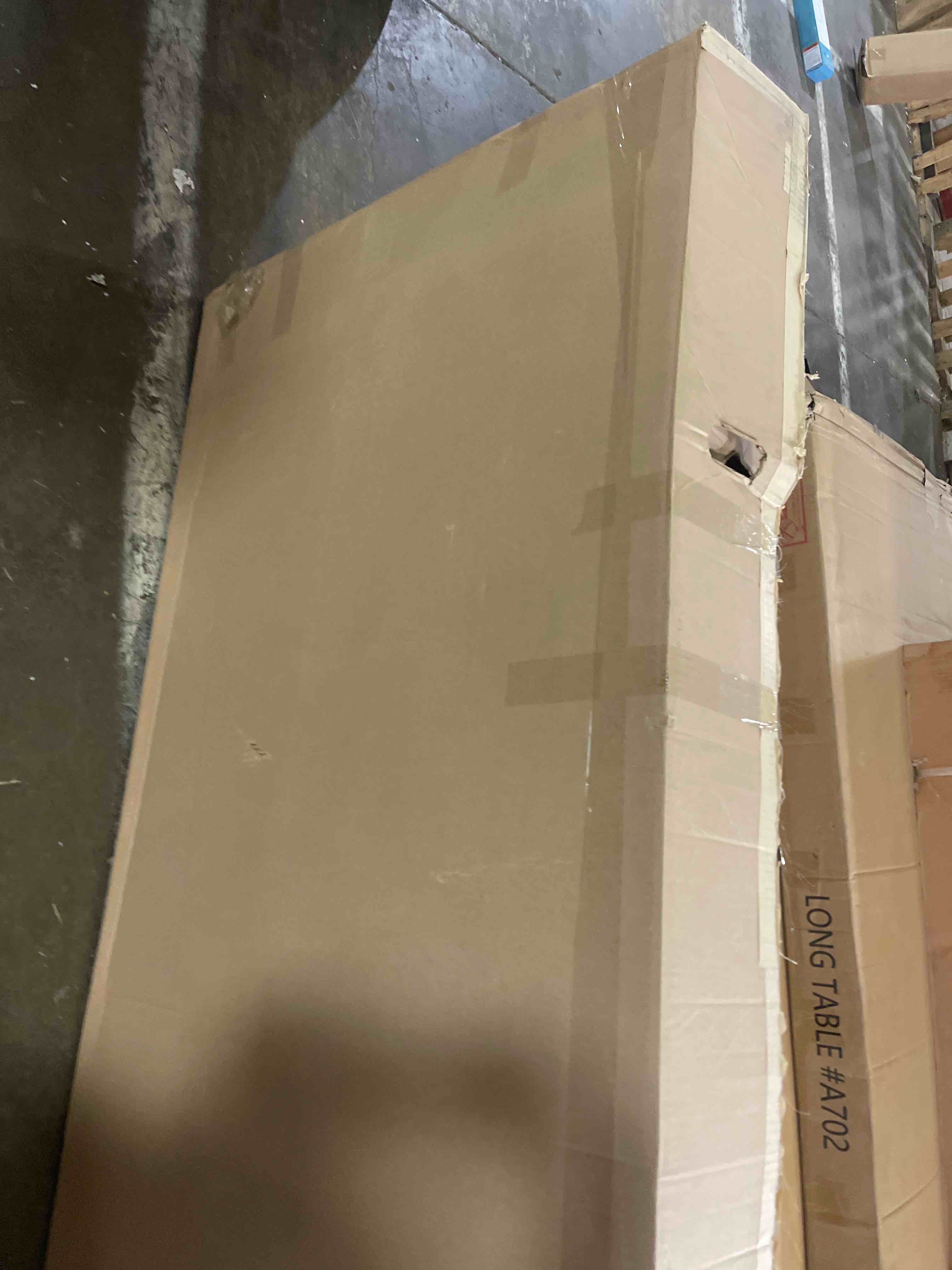 Condition photo showing New/Like New for white polystyrene tub wall surround 32"x 60"x 58" - waterproof, easy-to-install, two shelf units kit included - bathtub wall surround panels - plain pattern, basic shelves - noah william home 58" bathtub plain pattern