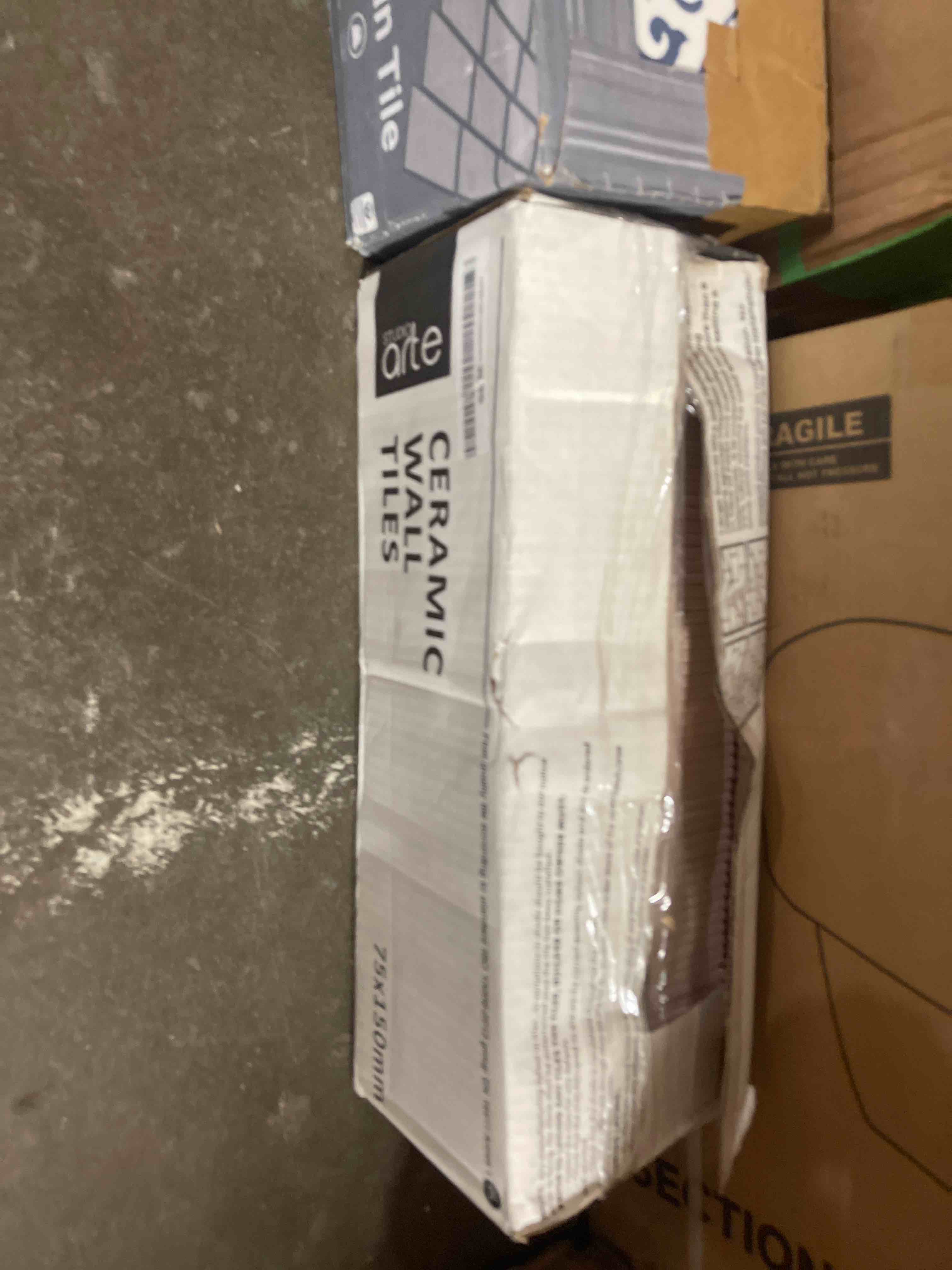 Condition photo showing New/Like New for apollo tile white 5.2 in. x 5.2 in. polished ceramic subway tile (23 cases/247.48 sq. ft./pallet)