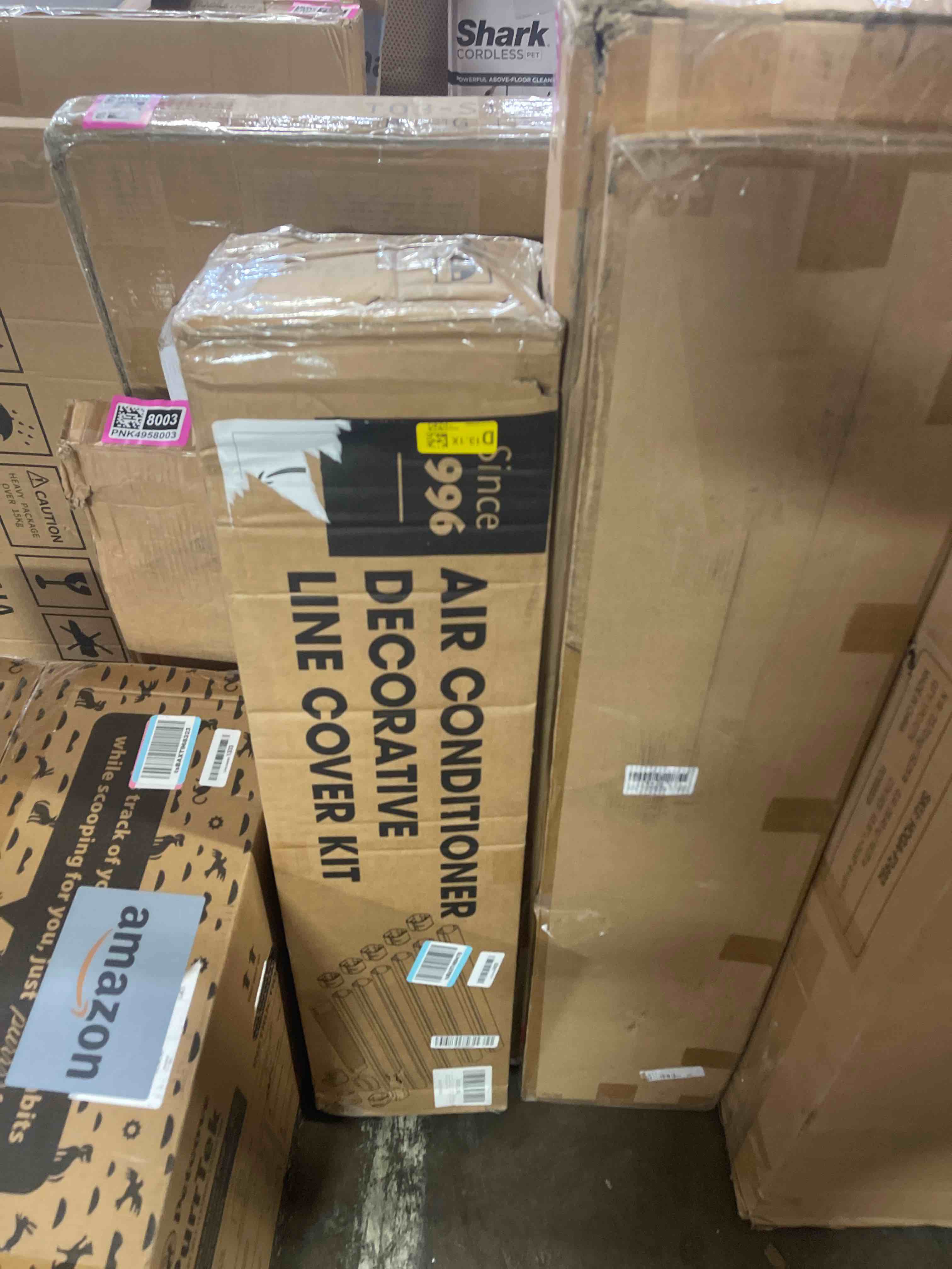 Condition photo showing New/Like New for 3" 10ft mini split line set cover, plastic line kit for outside units, mini split air conditioner, central ac and heat pump 3" x 10 ft