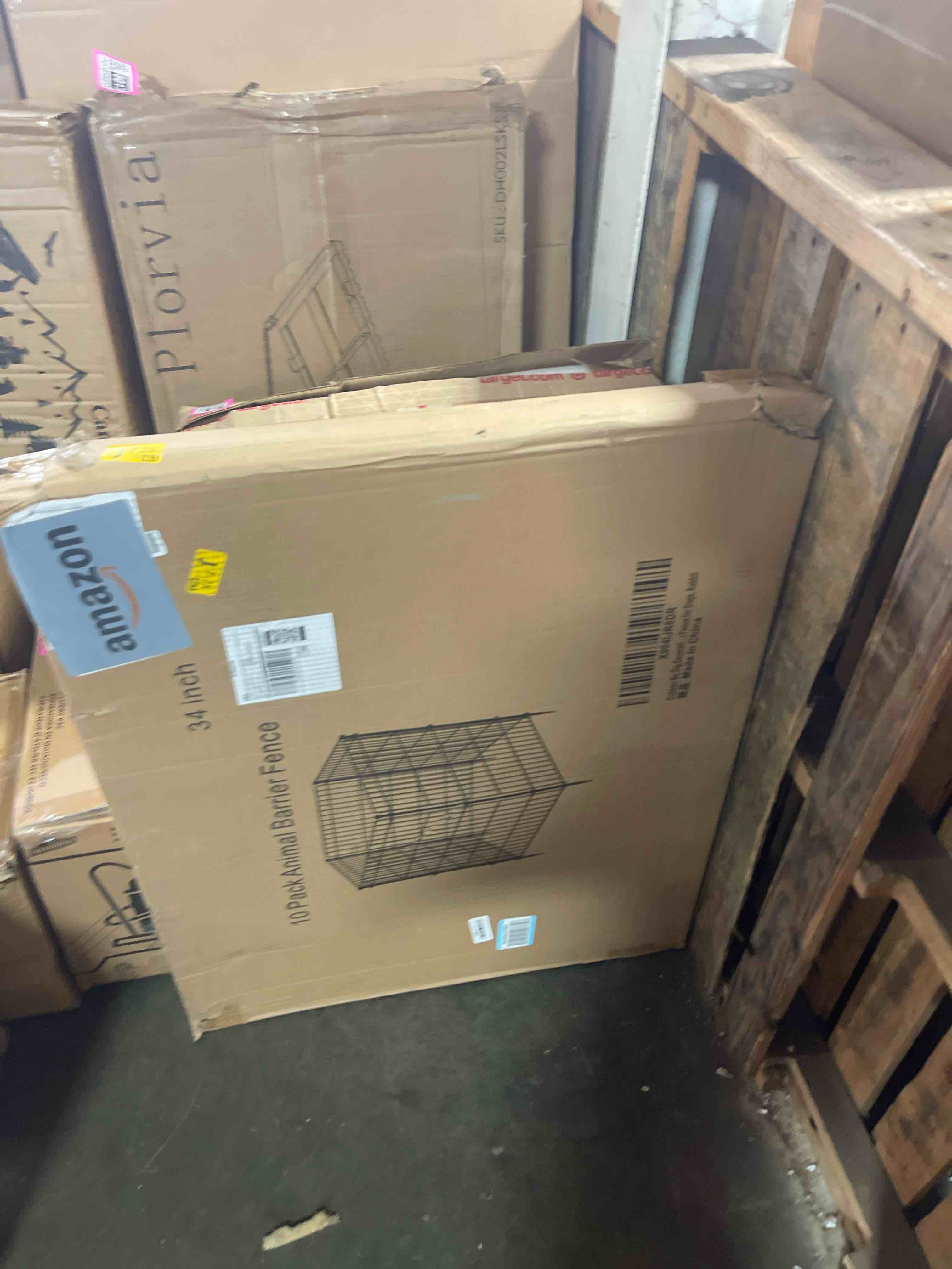 Condition photo showing New/Like New for 26 panels no dig fence, 28ft(l) x 17in(h) dog digging fencing barrier, 1.2in gap animal barrier for bottom of fence, rustproof metal garden edging border ground defense blockers for outdoor patio 26 panels, 28ft(l) x 17in(h) black