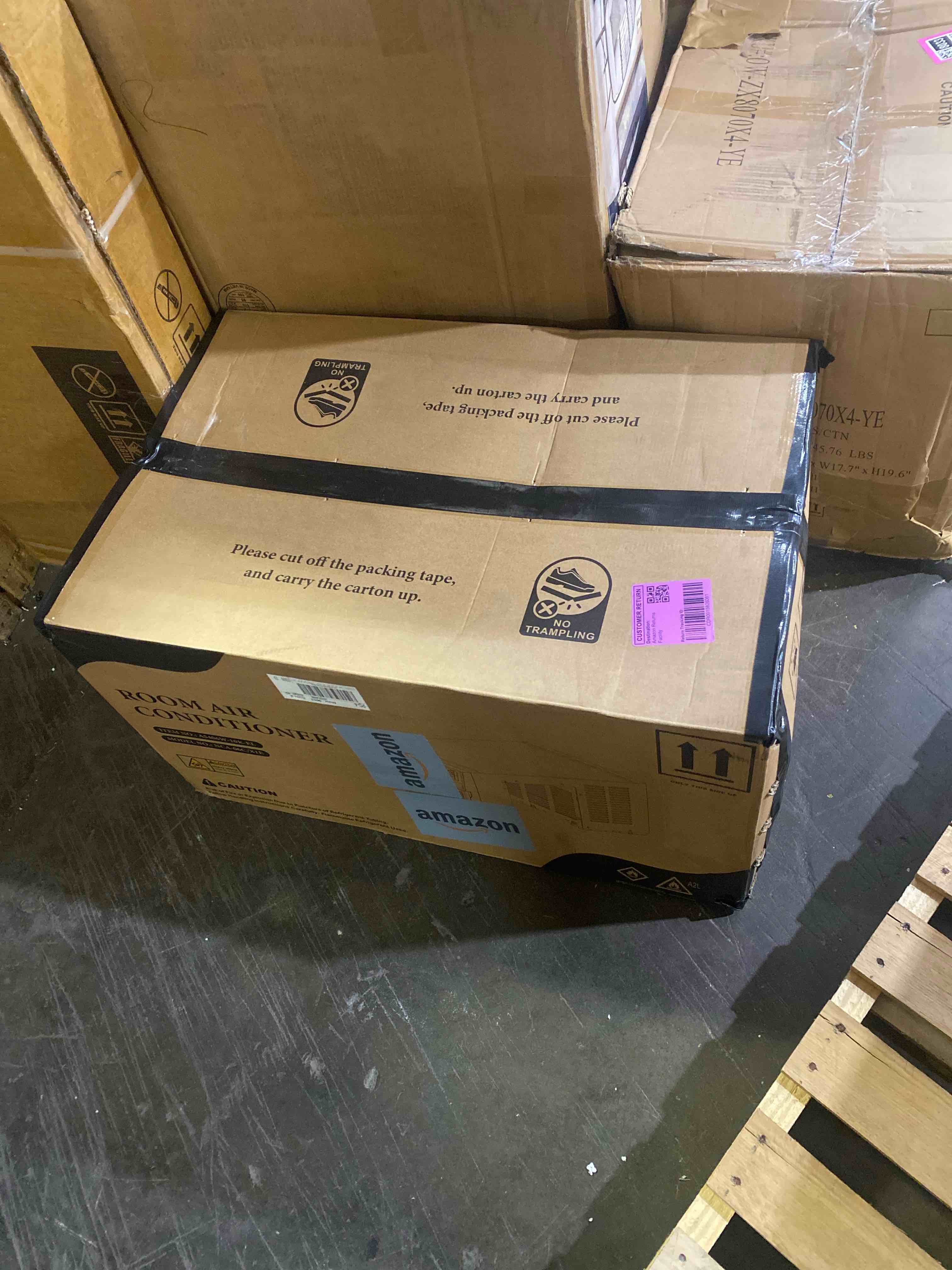 Condition photo showing Good Condition for antarctic star 12,000 btu window air conditioners, u-shaped air condtioner unit cools up to 550 sq. ft, 6 modes 24h timer energy-saving window ac units, full window view, easy to install, white