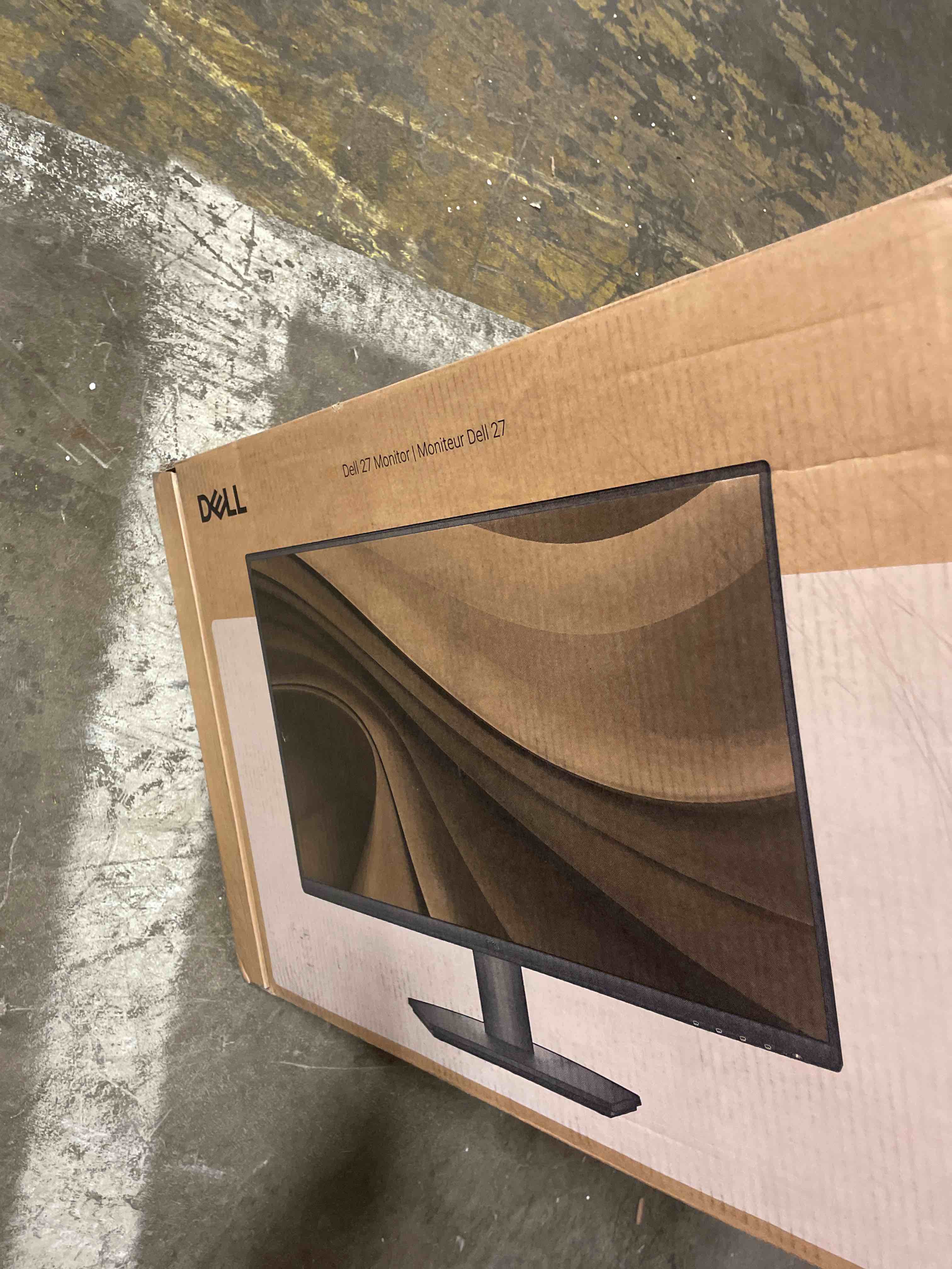 Condition photo showing As Is for dell 27 monitor - se2725hm - 27-inch full hd (1920x1080) 16:9 100hz display, ips panel, 16.70 million colors, anti-glare, 1 hdmi / 1 vga port, tüv rheinland 3-star*, comfortview plus - black 27 inches se2725hm comfortview plus (used)