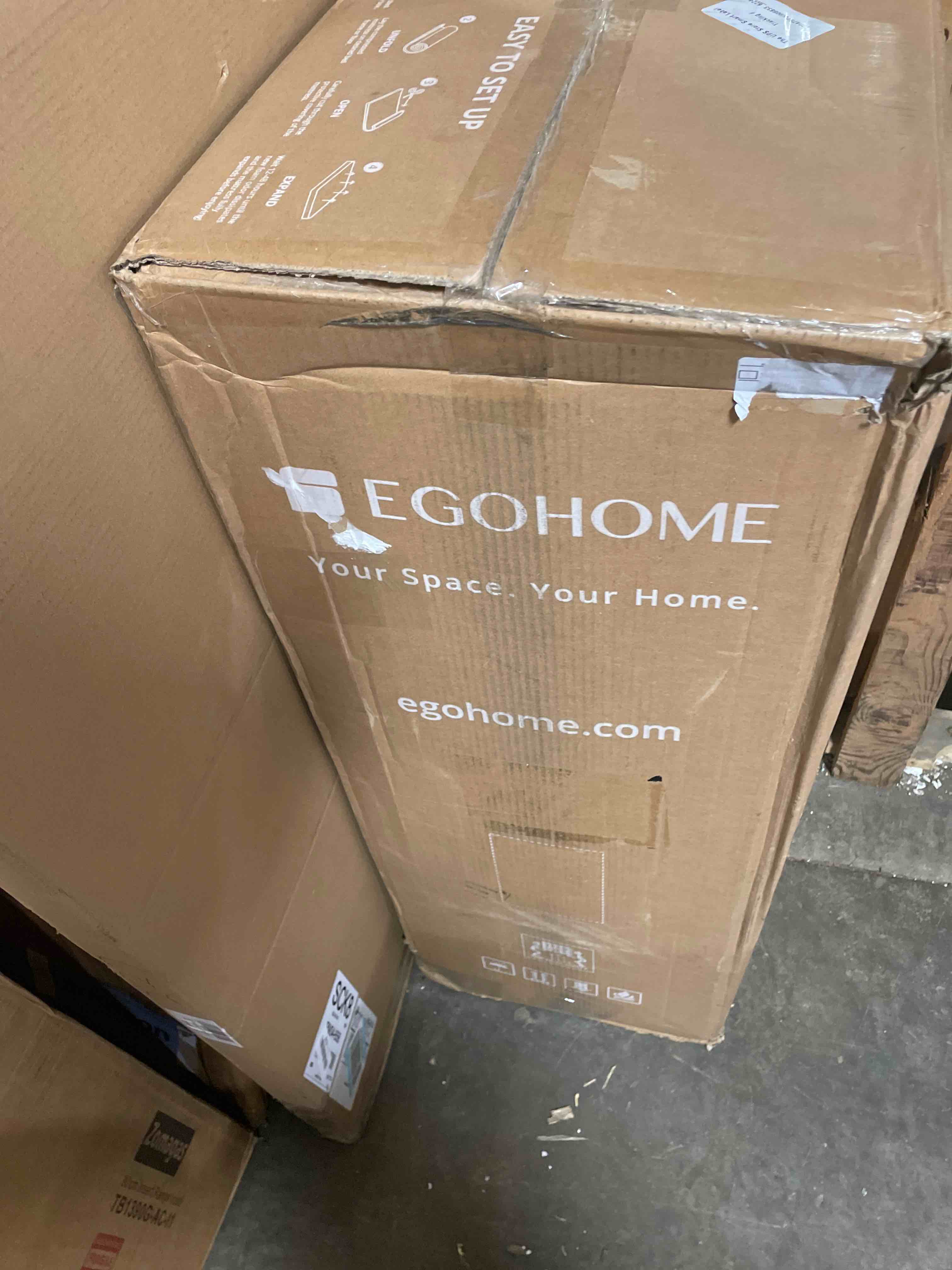 Condition photo showing New/Like New for egohome queen mattress 12 inch, green tea memory foam mattress, medium firm | bed mattress in a box, cooling green tea gel, pressure relief, certipur-us certified, fiberglass free, 80''l x 60''w, white