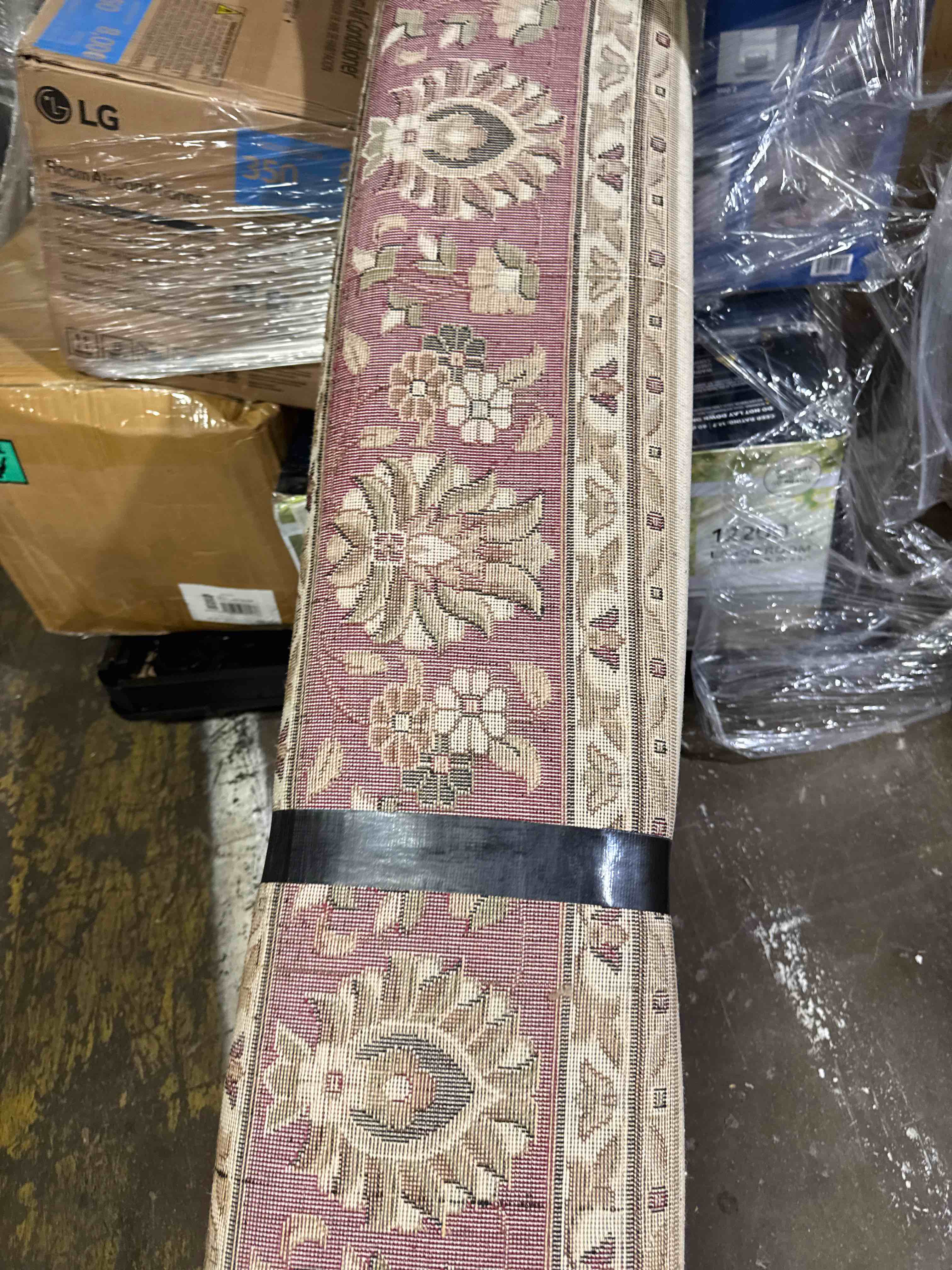 Condition photo showing New/Like New for well woven barclay medallion kashan traditional oriental & persian ivory 9 3  x 12 6  area rug