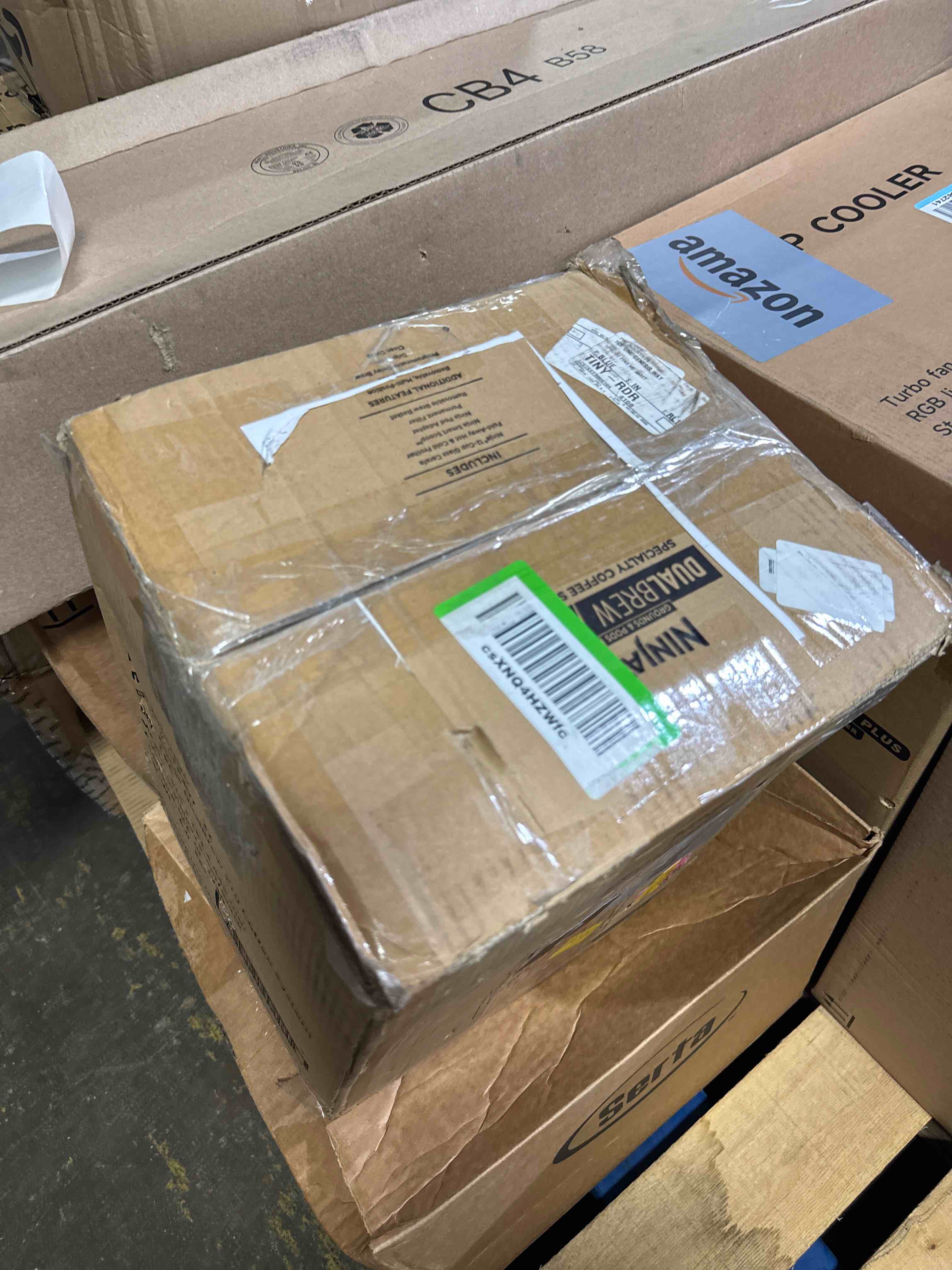 Condition photo showing New/Like New for ninja specialty drip coffee maker | dualbrew™ pro specialty coffee machine w/frother, permanent filter | brew w/pods & grounds, k cups compatible | 4 brew styles, 13 cup to pot sizes | black cfp307