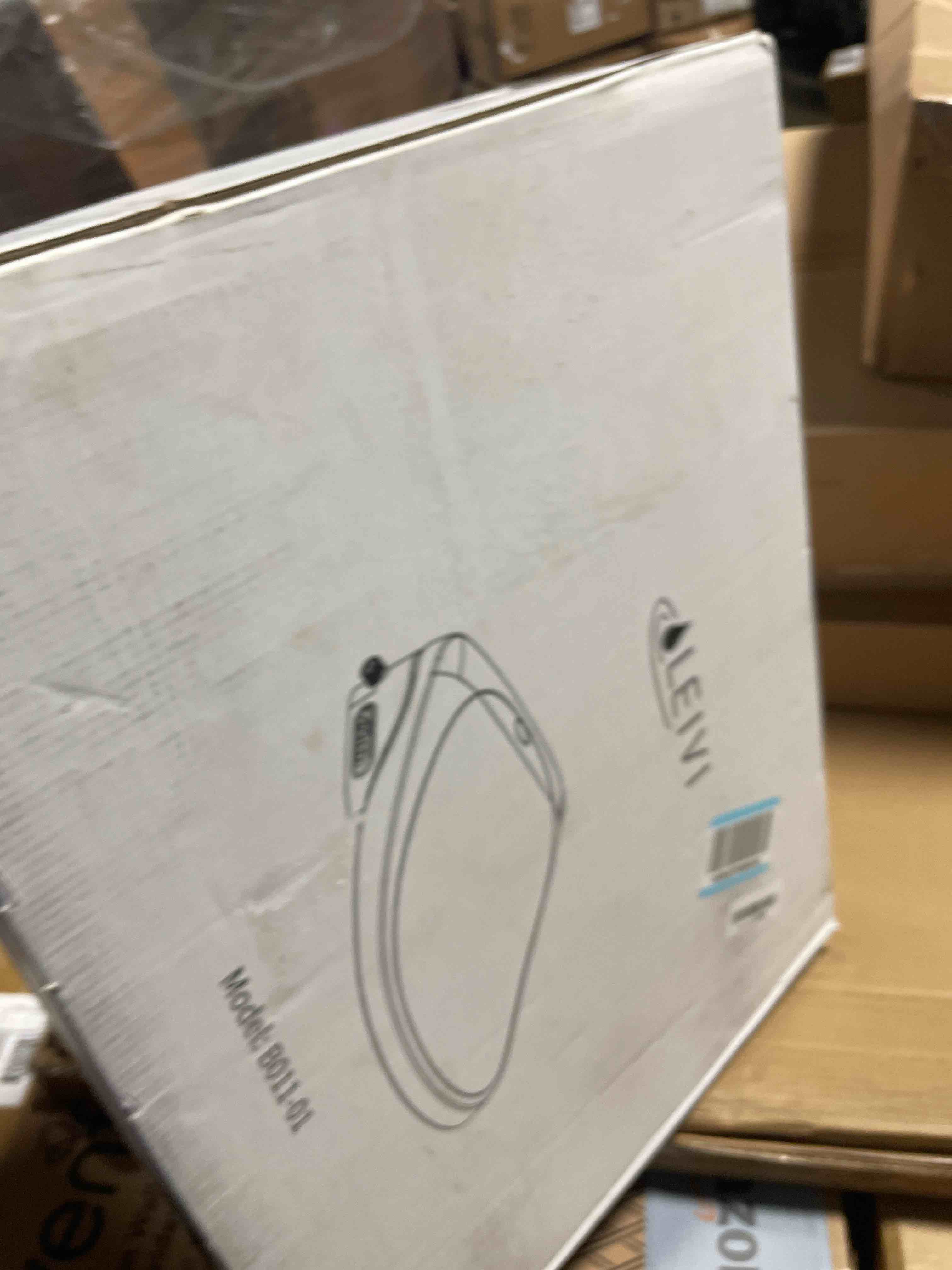 Condition photo showing Good Condition for leivi electric bidet toilet seat with wireless remote and side panel, multiple spray modes, adjustable heated seat, warm water and air dryer, auto led nightlight, elongated silver oval