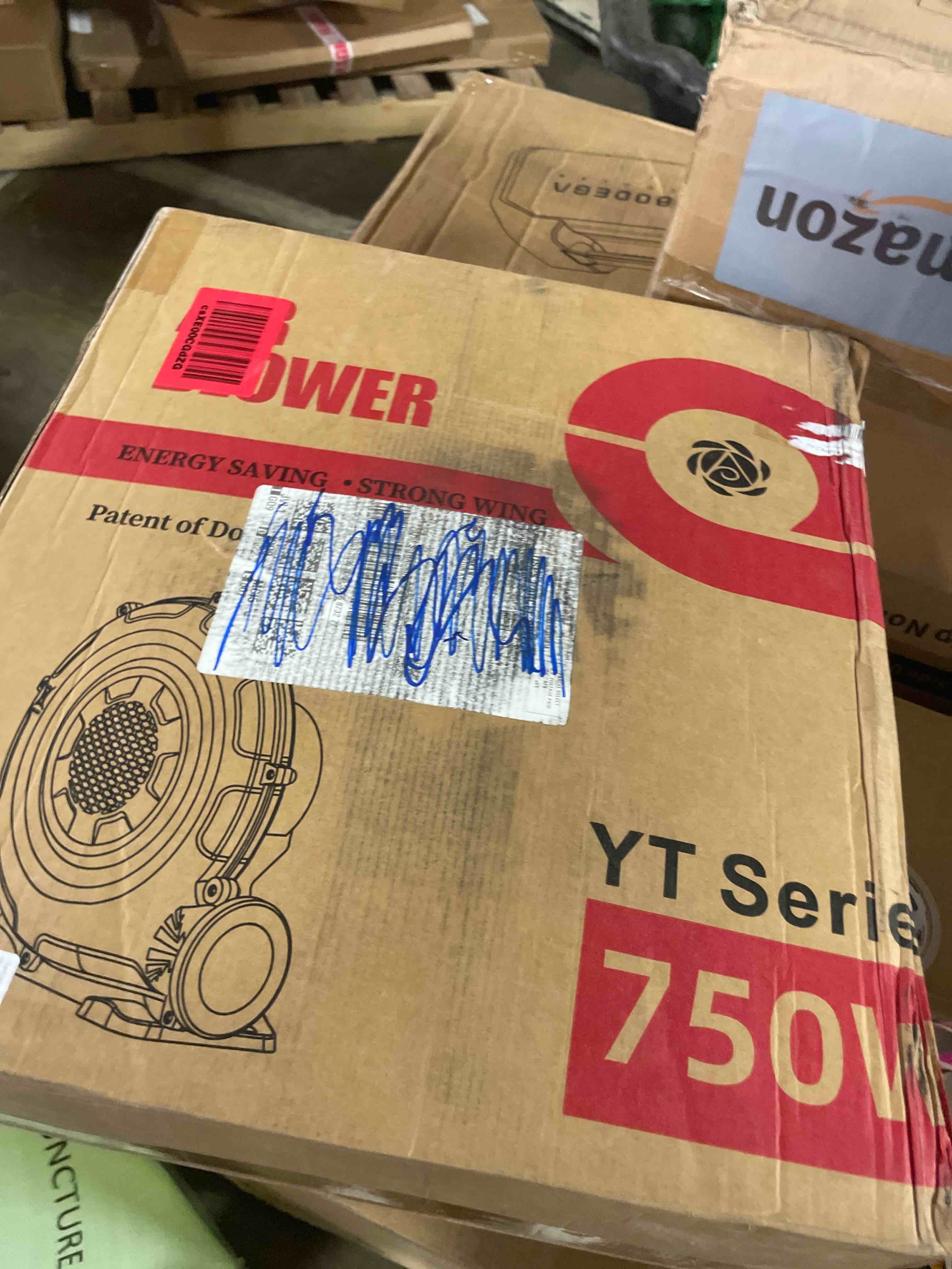 Condition photo showing Good Condition for bounce house blower, 370w 550w 610w 750w electric air blower, blower fan for inflatables, perfect for inflatable bounce house, jumper, bouncy castle(308 * 156 * 308mm)