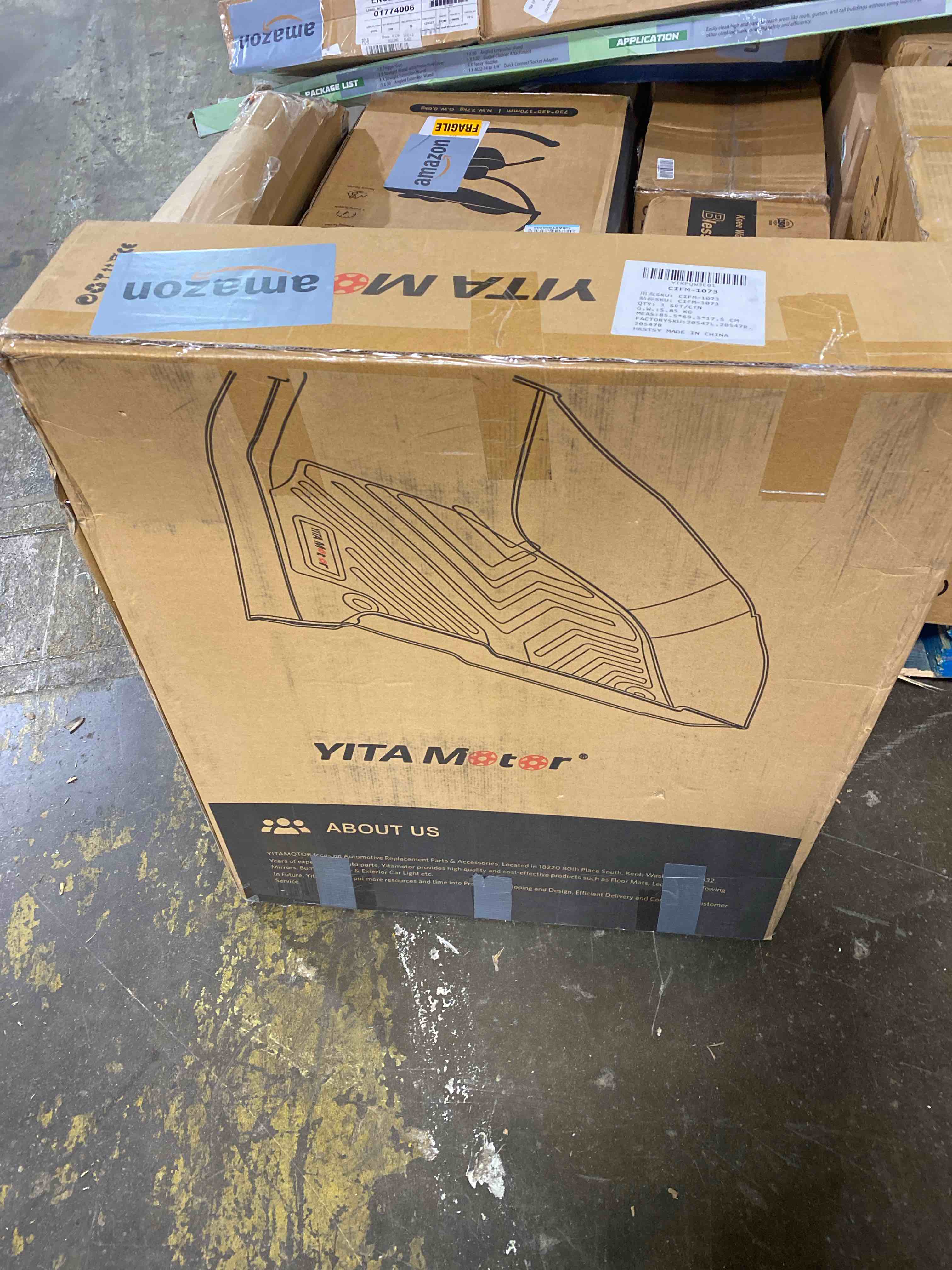 Condition photo showing New/Like New for viwik tpe floor mats full set for 2015-2025 2026 ford f-150 supercrew & 2022-2025 f 150 lightning without under-seat fold flat storage | custom fit all-weather anti-slip car liners
