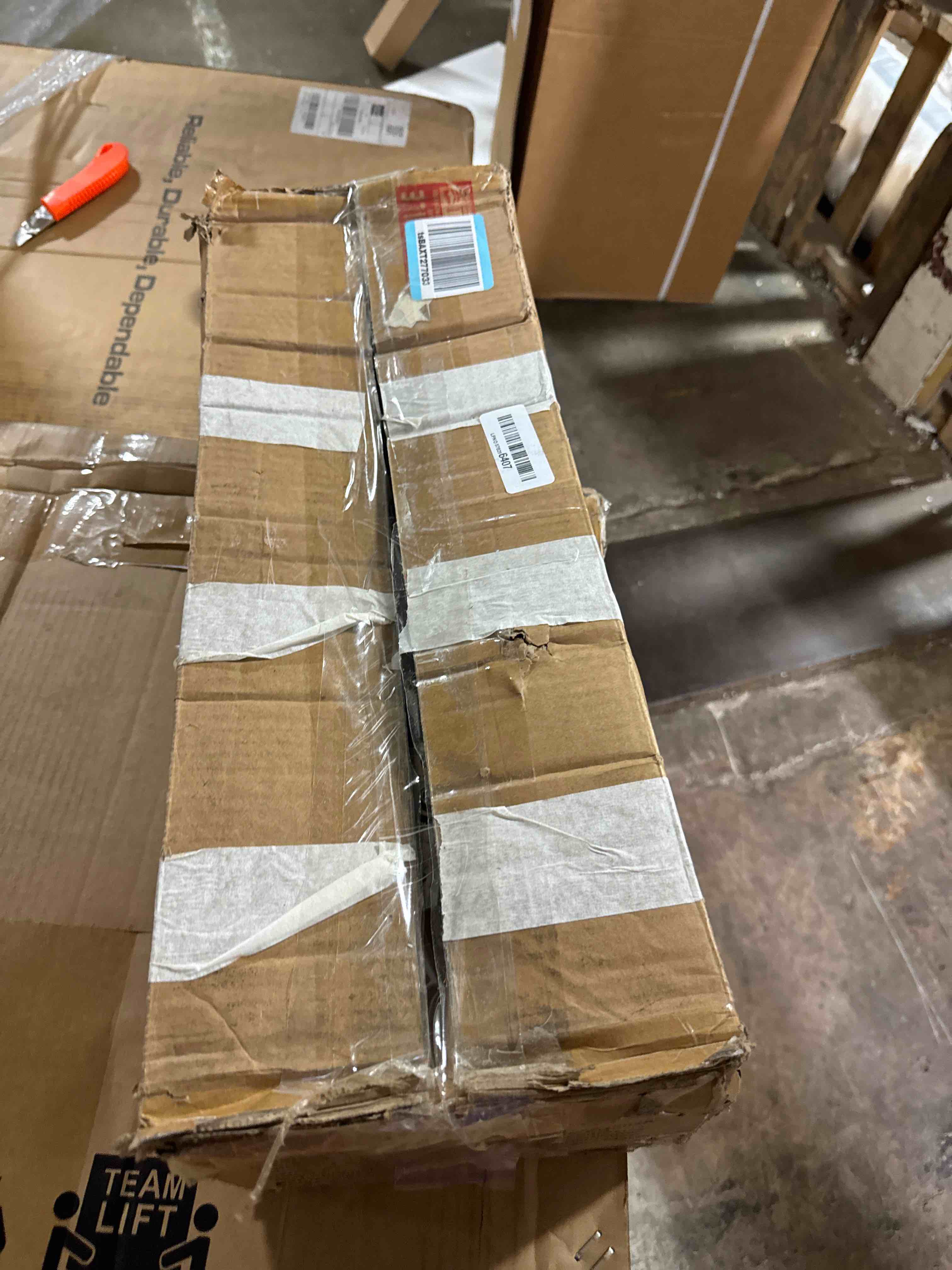 Condition photo showing As Is for vevor 17-inch manual tile cutter for wall & polished tiles,double rails for precise cutting, tungsten carbide wheel,non-slip handle,anti-displacement pressure rod,precise cuts for pros & beginners 17 inch double rails