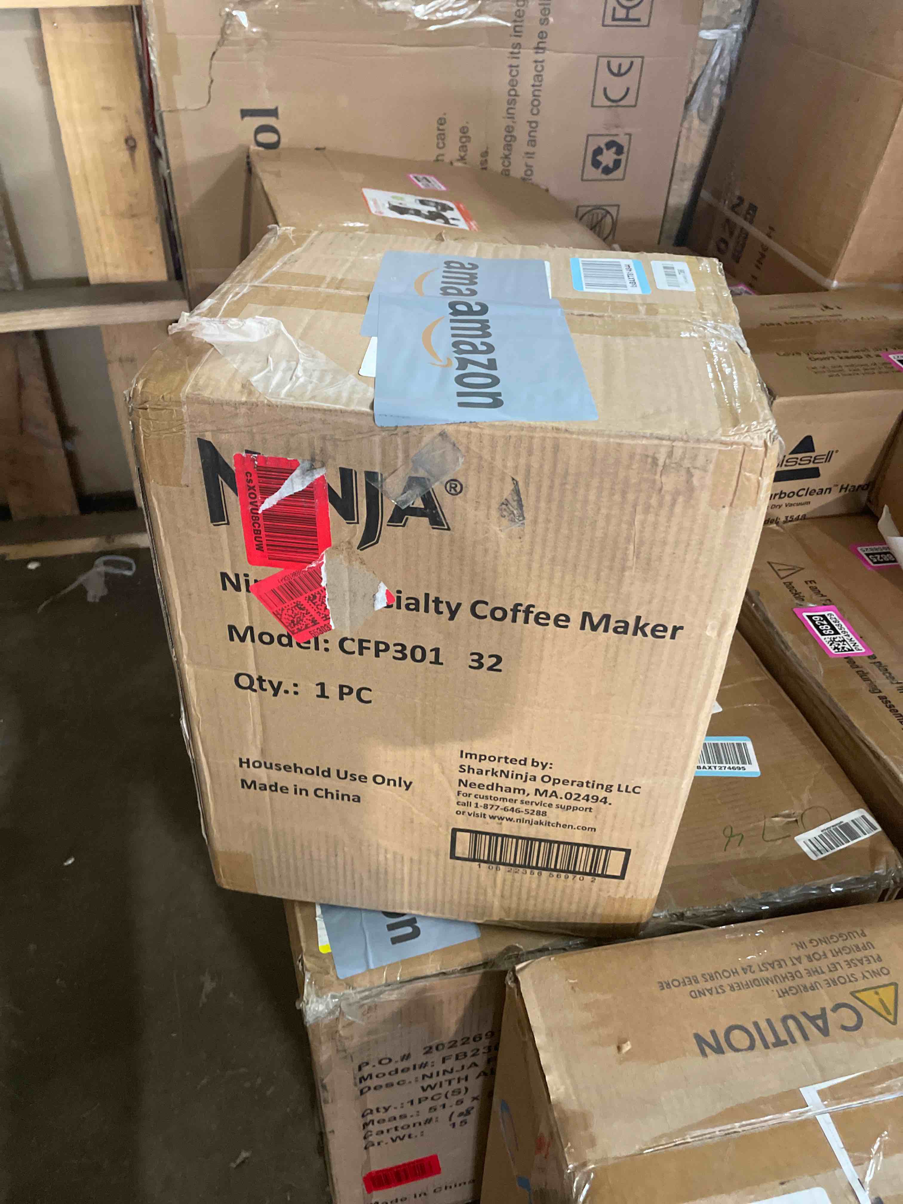Condition photo showing Good Condition for ninja specialty coffee maker | includes 10-cup carafe, fold-away frother, permanent filter & removable, dishwasher safe reservoir | 6 brew styles, 8 cup to travel mug to pot sizes | black | cm401 10 cup