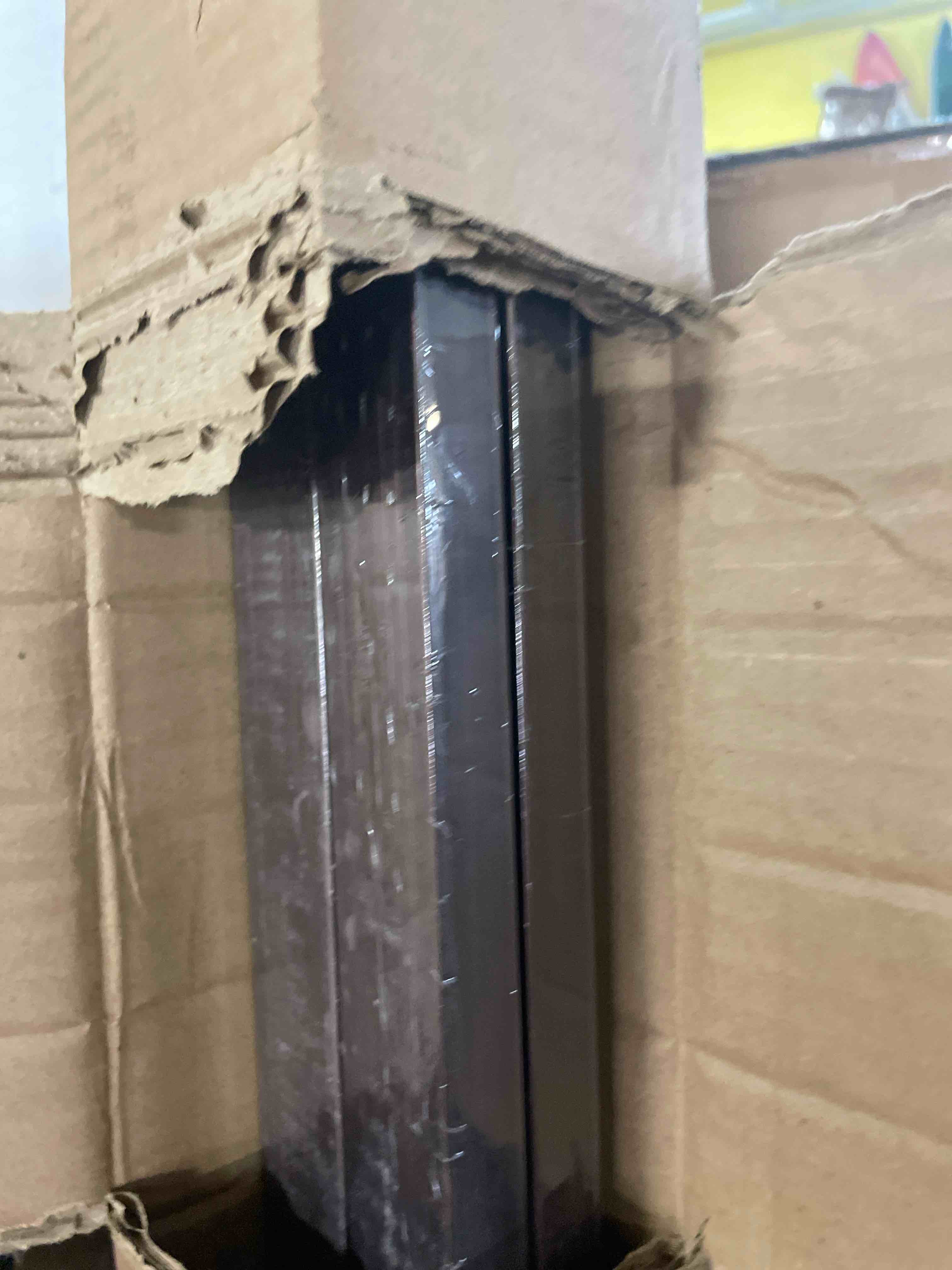 Condition photo showing New/Like New for 1/2" panel sliding door track - 6ft brown plastic upper & lower set, usa made, pack of 1 - outwater