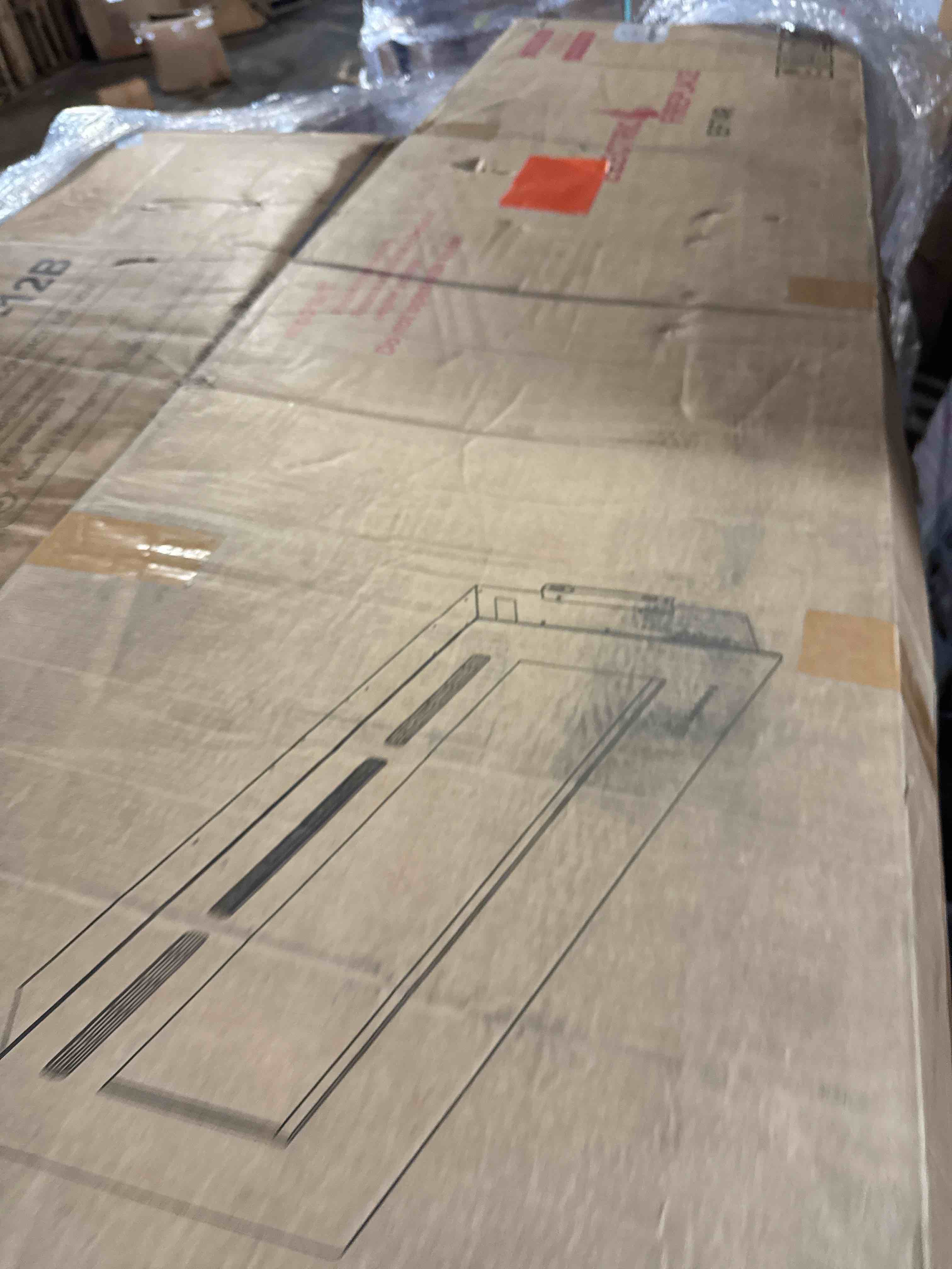 Condition photo showing New/Like New for realsmart electric fireplace heater inserts 60" wall mounted electric fireplace 750w/1500w in-wall recessed heaters with remote control,fit for 2 x 6 stub,12 adjustable color flame & brightness,timer
