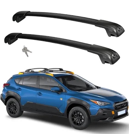 Car Roof Rack Cross Bars Compatible with Subaru Outback Wilderness 2020-2024 with Lock, Aluminum Cross Bar for Rooftop Cargo Carrier Luggage Kayak Canoe Bike Snowboard