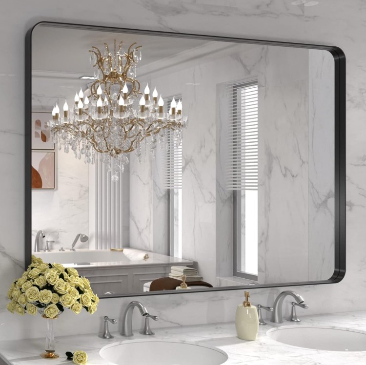 Kengston Modern & Contemporary Rectangular Bathroom Vanity Mirrors