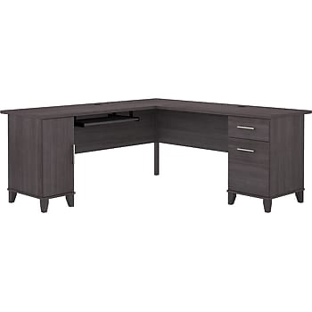 magomed 72w l shaped desk with storage in storm gray piece 2 box 1 of 2