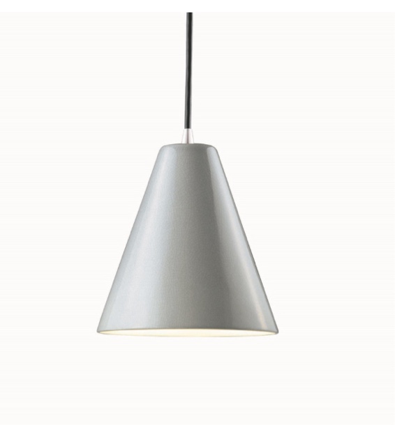 Radiance One Light Pendant in Gloss Grey (102|CER-6220-GRY-MBLK-BKCD)