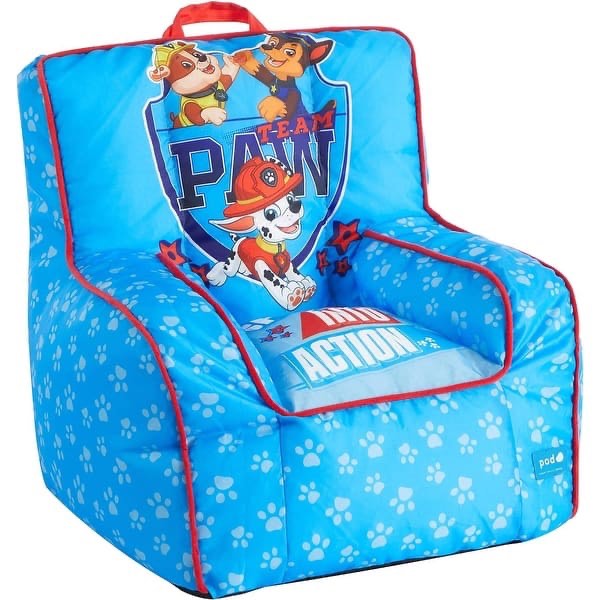 Nickelodeon Paw Patrol Kids Bean Bag Chair with Carry Handle