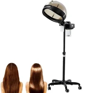 Standing Hair Steamer For Deep Conditioning,Black