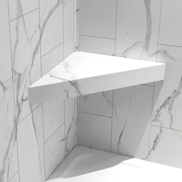 Palisade Shower Bench - Carrara Marble  Brand: Palisade 