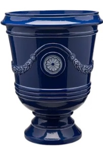 Southern Patio Porter Resin Urn Planter - Navy