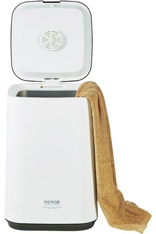 VEVOR Towel Warmer 20L, Towel Warmer Bucket with 24h Delay Timer, 20/40/60 Min Auto Shut Off, Child Lock, LED Screen & U-shaped Light, Large Towel Warmer for Bathroom, Spa, Bathrobe, Blanket & Pajama