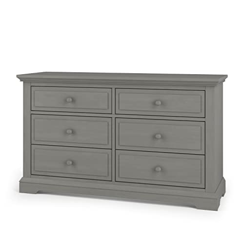 Child Craft Jordyn 6-Drawer Double Dresser Lunar Gray