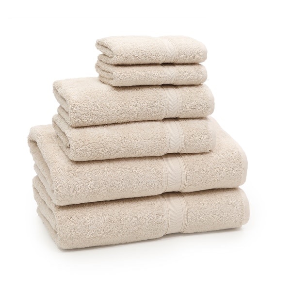 2 Authentic Hotel and Spa Turkish Cotton 6-piece Towel Set - Beige
