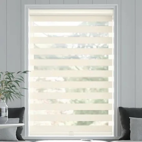 Zebra Blinds Windows Blinds Roller Shades Privacy Light Filtering Blackout Shades (Maximum Height 72inch,Cream, Width 36 inch)