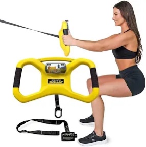 Stealth Squat Trainer - Home Fitness Equipment & Full Body Workout - Get Lean Sculpted Legs & Glutes Playing Games on Your Phone - Fun Games to Help You Lose Weight - Train Legs, Butt, and Thighs