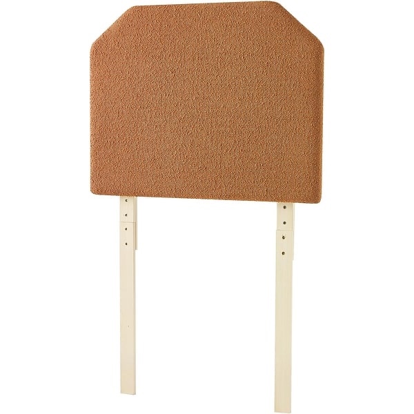 Tavira Allure® Boucle Dorm Headboard with Legs by DormCo - Yellowstone Gray