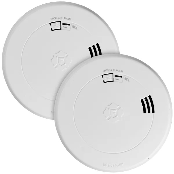First Alert Voice and Location Alert 2 in 1 Smoke and Carbon Monoxide Alarm 10-Year 2 Pack