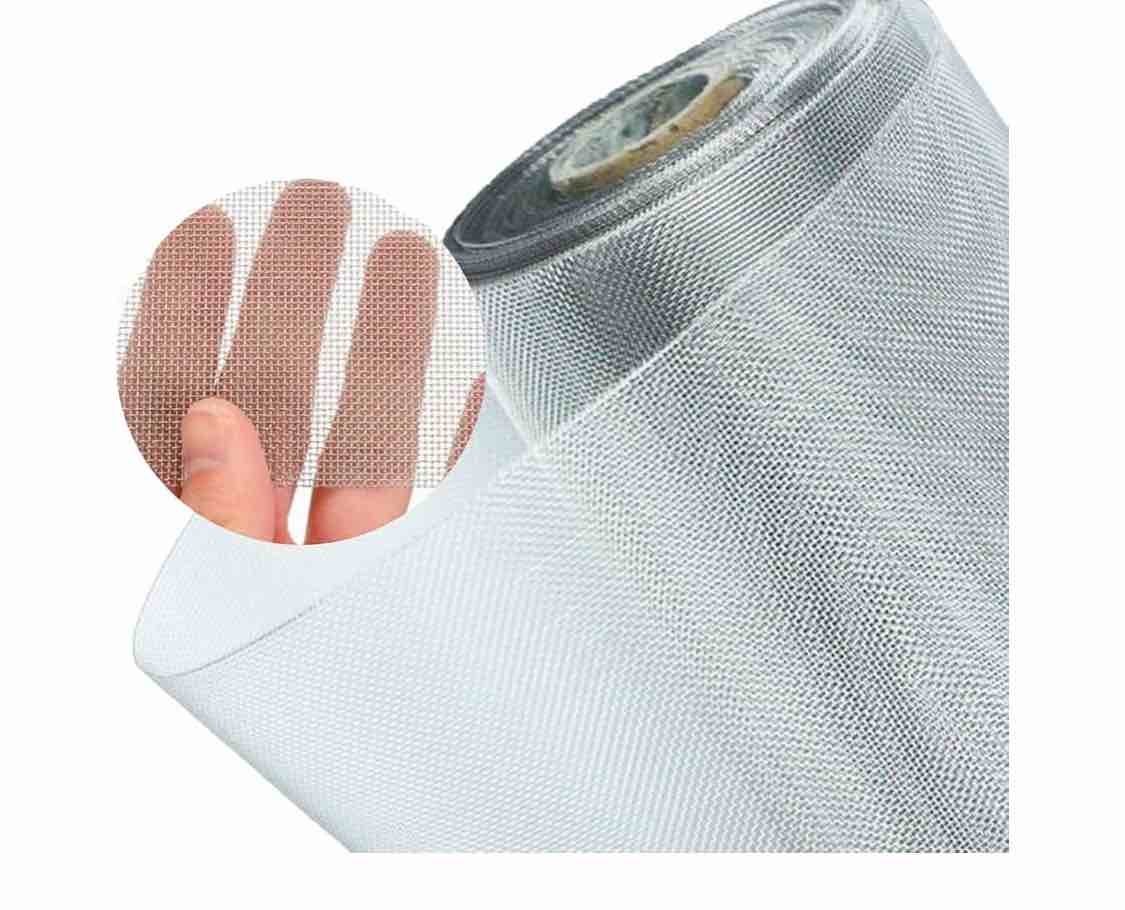Xrrxy 20 Mesh Stainless Mesh Screen, 304 Stainless Steel Screen Roll 1mm Hole Sturdy Easy to Cut, Steel Woven Wire Mesh for Window Door Porch Patio Sliding Door Screening,120X300CM47X118INCH